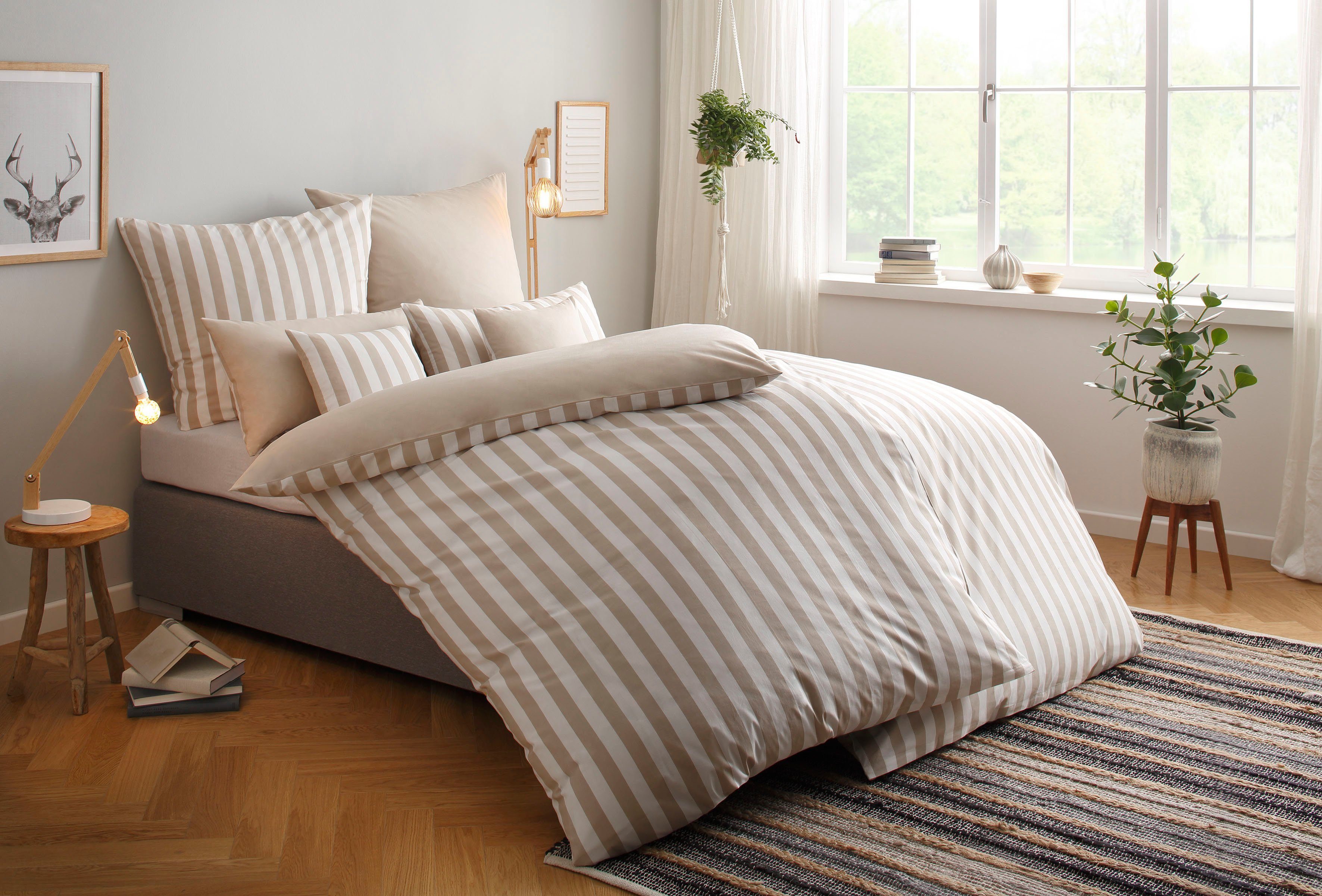 andas Hoeslaken Greta in mt. 90x200, 140x200 of 180x200 cm van katoen, voor matrassen tot 23 cm hoogte, laken, hoeslaken (1 stuk)