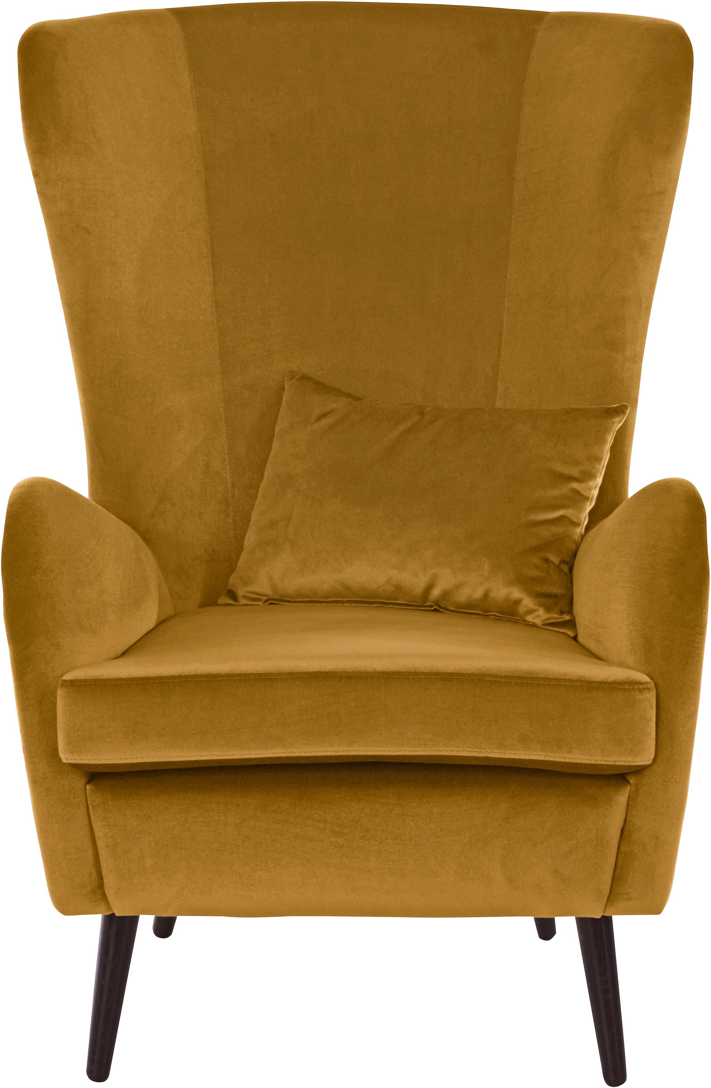 Guido Maria Kretschmer Home&Living Fauteuil Salla ook in imitatiebont en fijn corduroy, veel bekledingsopties, oorfauteuil (set)
