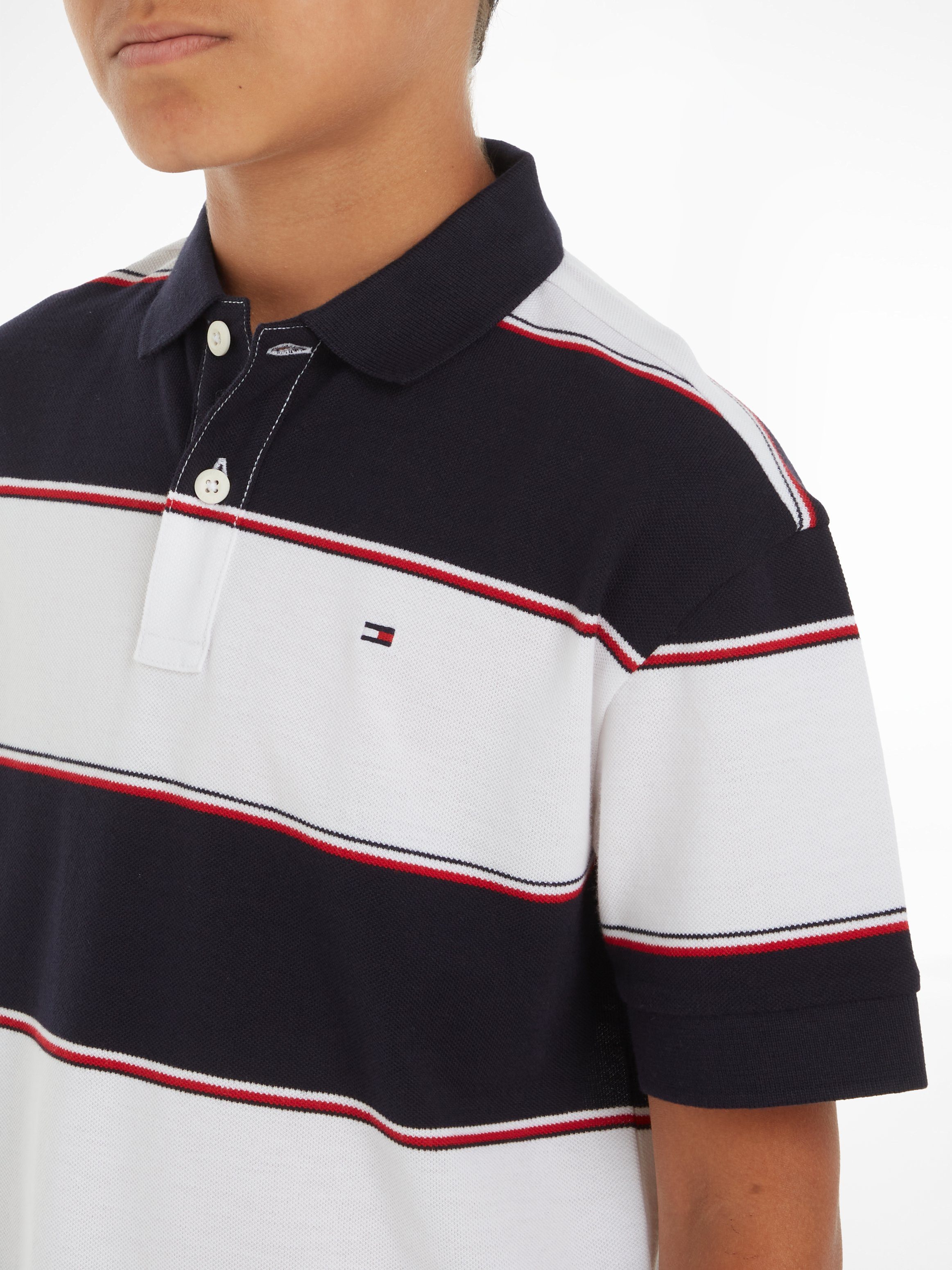 Tommy Hilfiger Poloshirt GLOBAL RUGBY STRIPE POLO S S