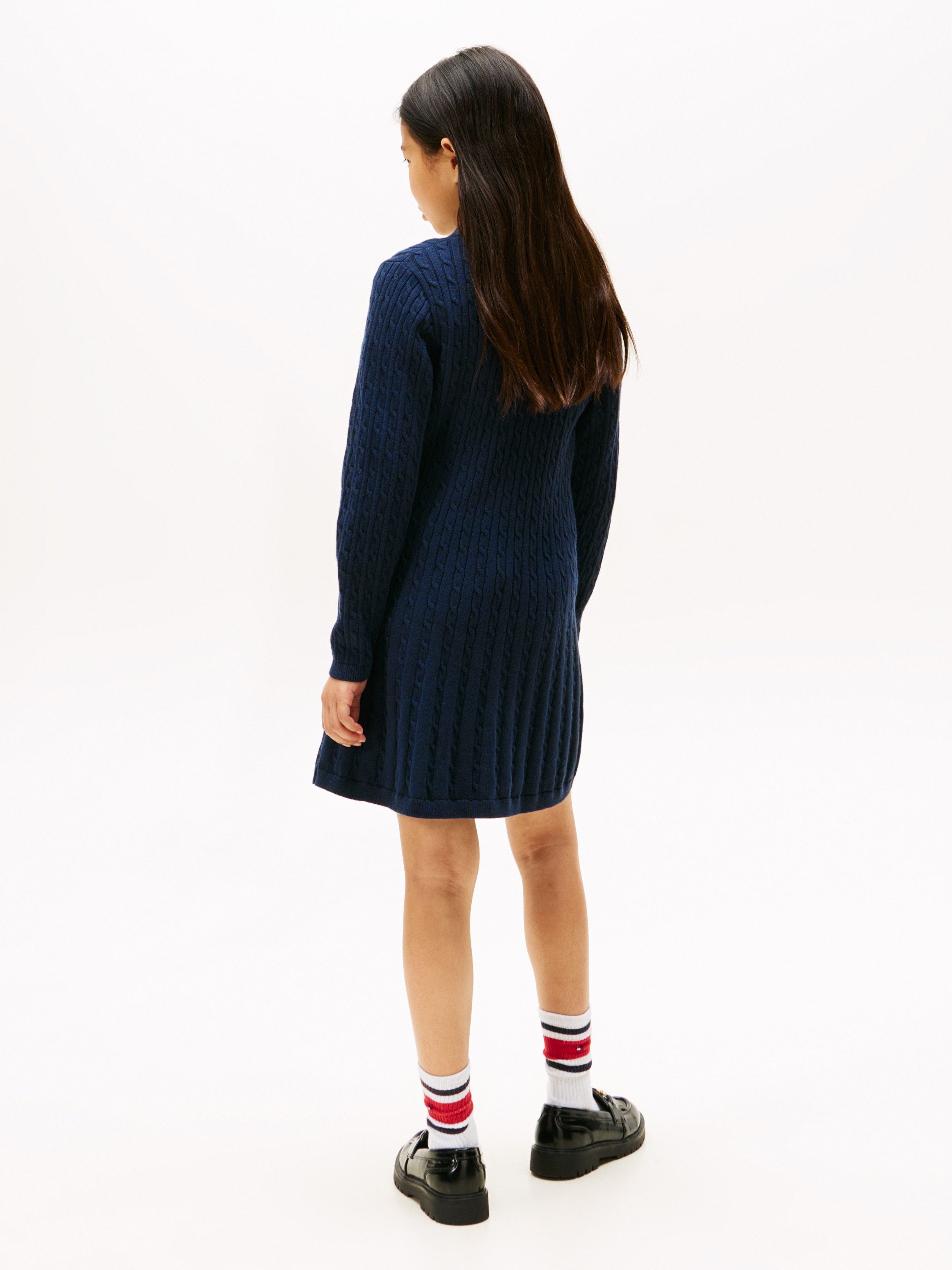 Tommy Hilfiger Gebreide jurk CABLE SWEATER DRESS