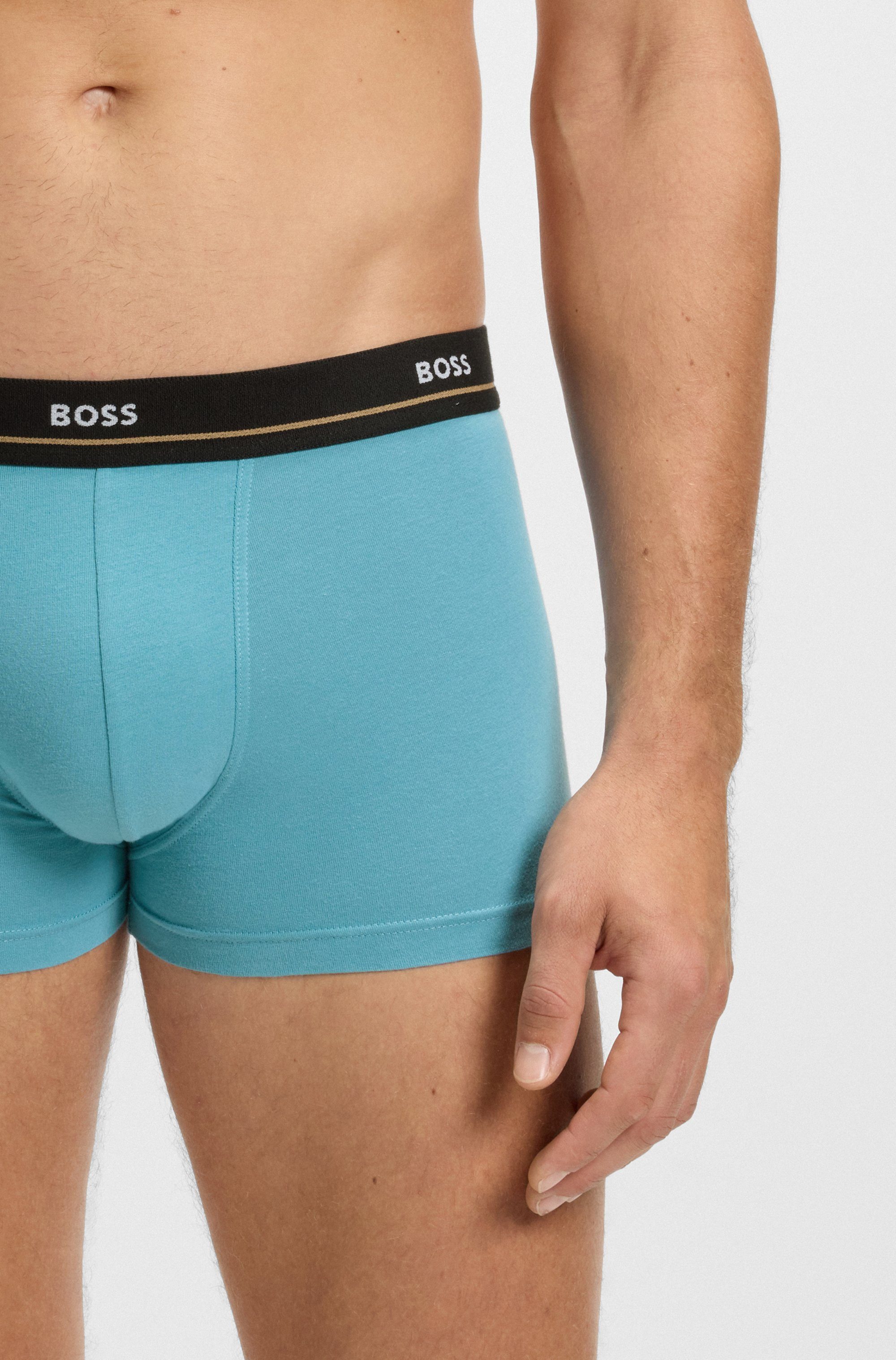 BOSS Trunk 5P Essential met elastische taille (set, 5 stuks, 5er)