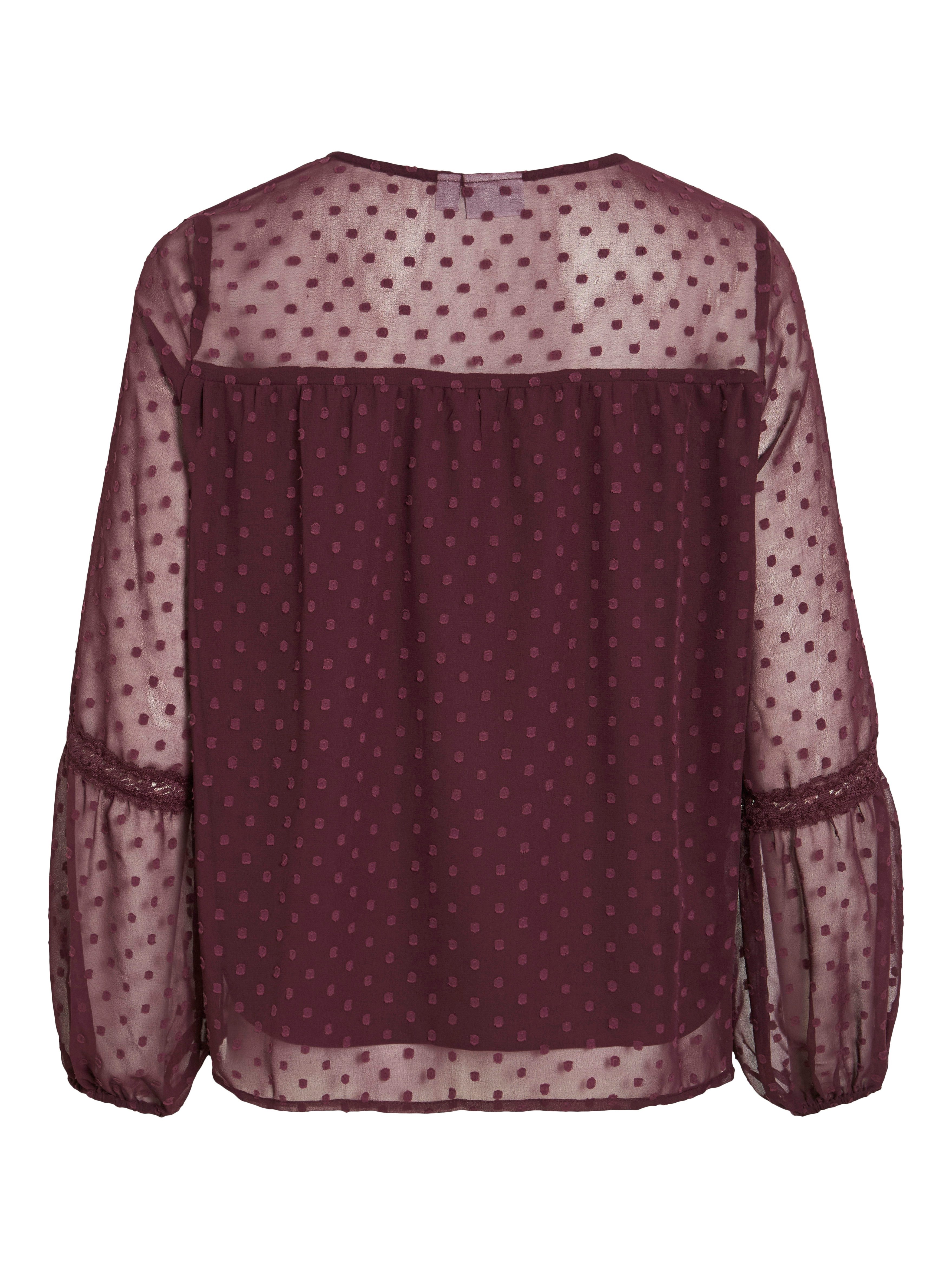 Vila Shirt VIEDEE L/S TOP - NOOS