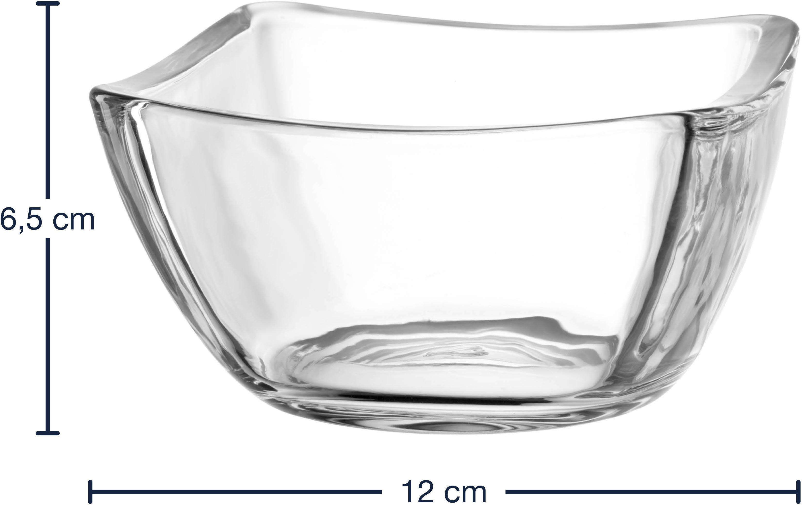 LEONARDO Schaal PIAZZA, 12 cm, 4-delige set (set, 4-delig)