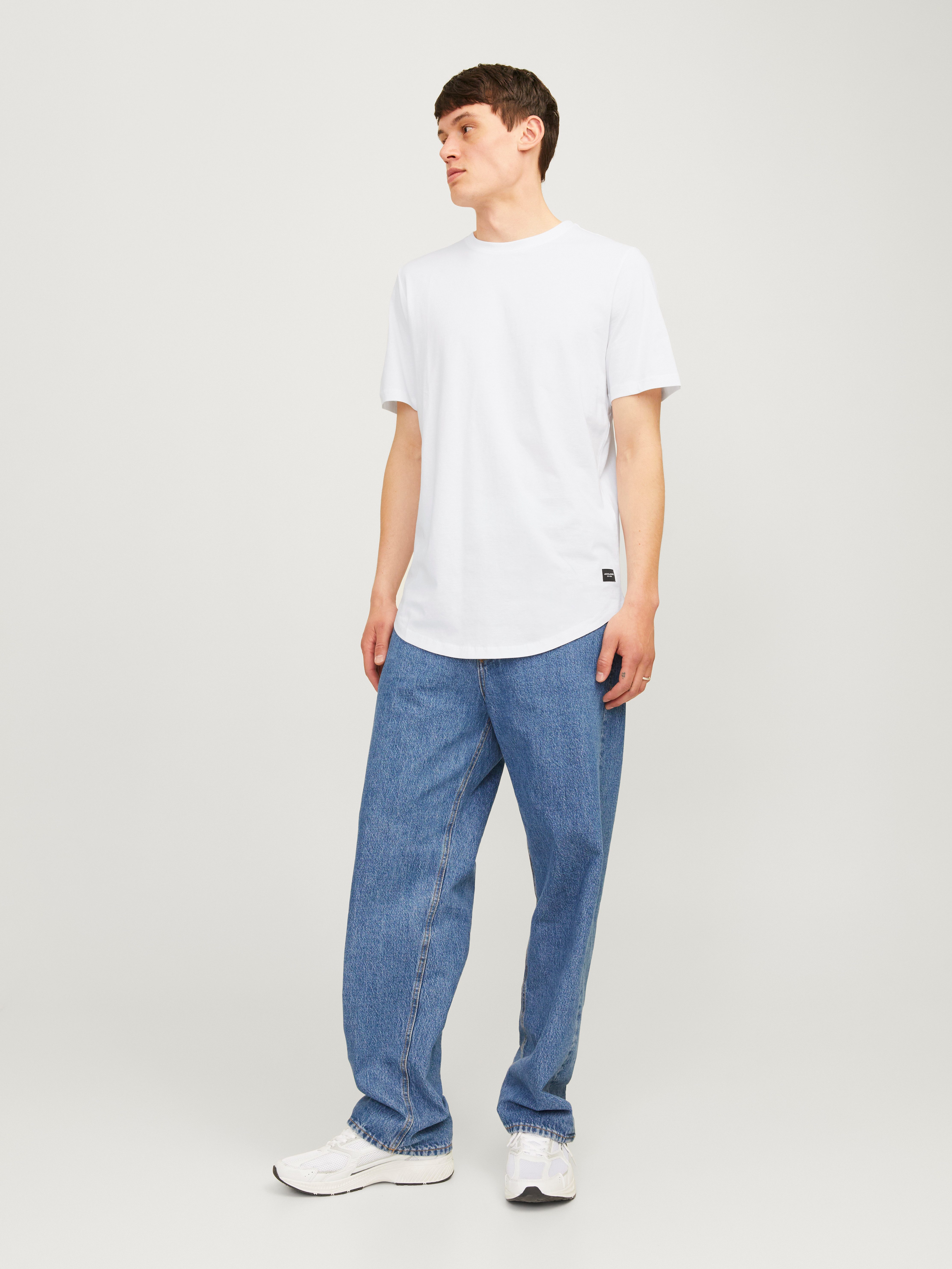Jack & Jones Shirt met ronde hals JJENOA TEE SS CREW NECK 3PK MP NOOS (3-delig, Set van 3)