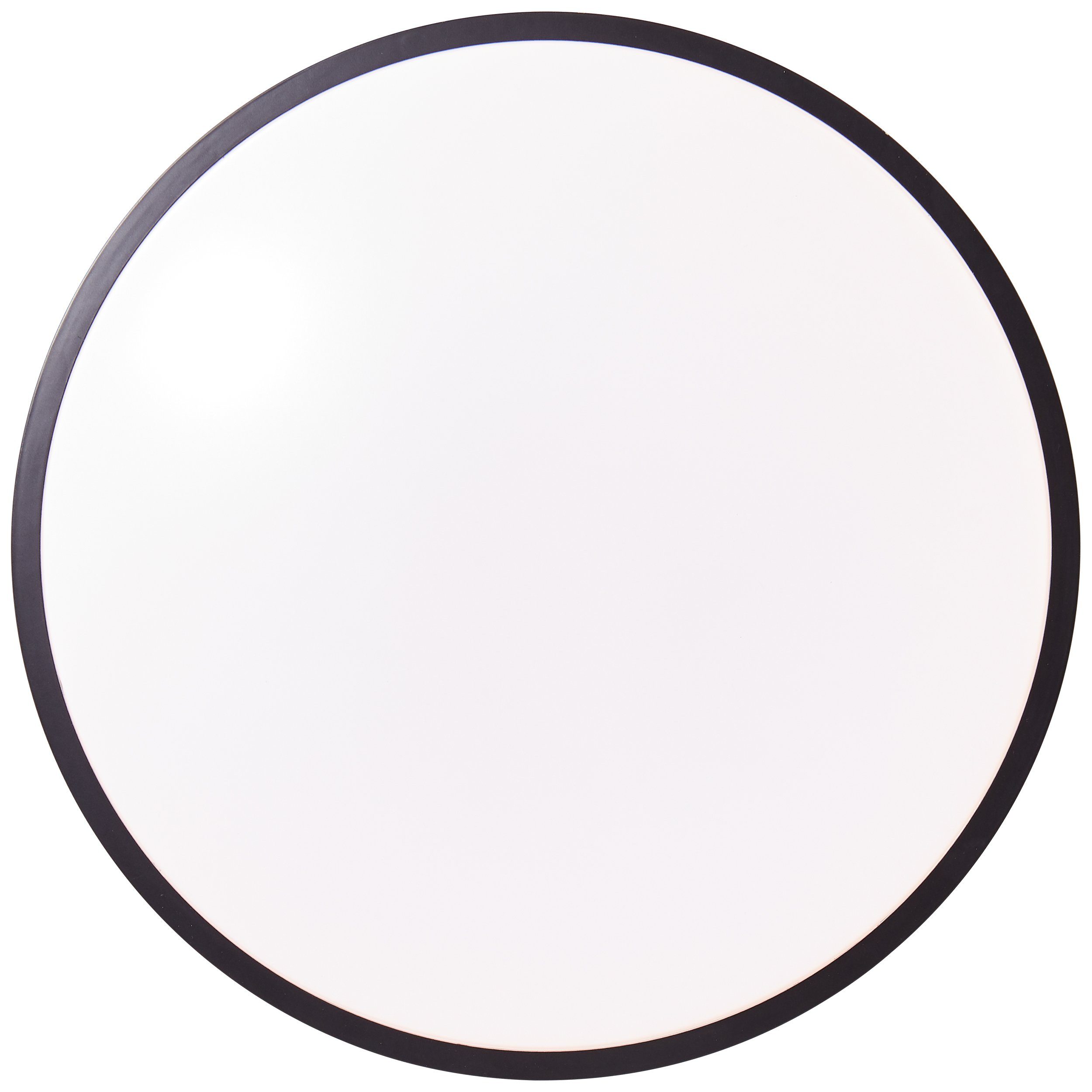 Brilliant Leuchten Led-plafondlamp Heida 2500 lm, ø 40 cm, metaal/kunststof, zwart