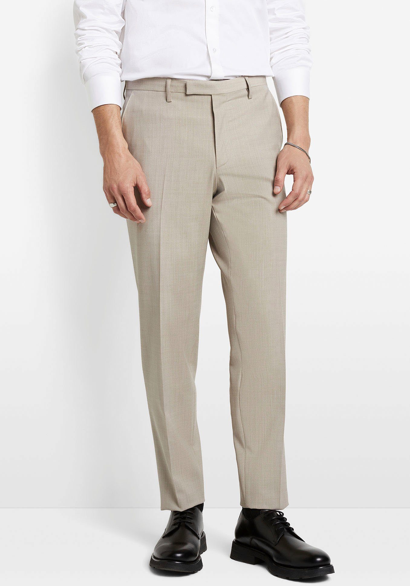 Cinque Pantalon CIMONOPOLI-H met paspelzakken achter heren pantalons maat 54-smal beige