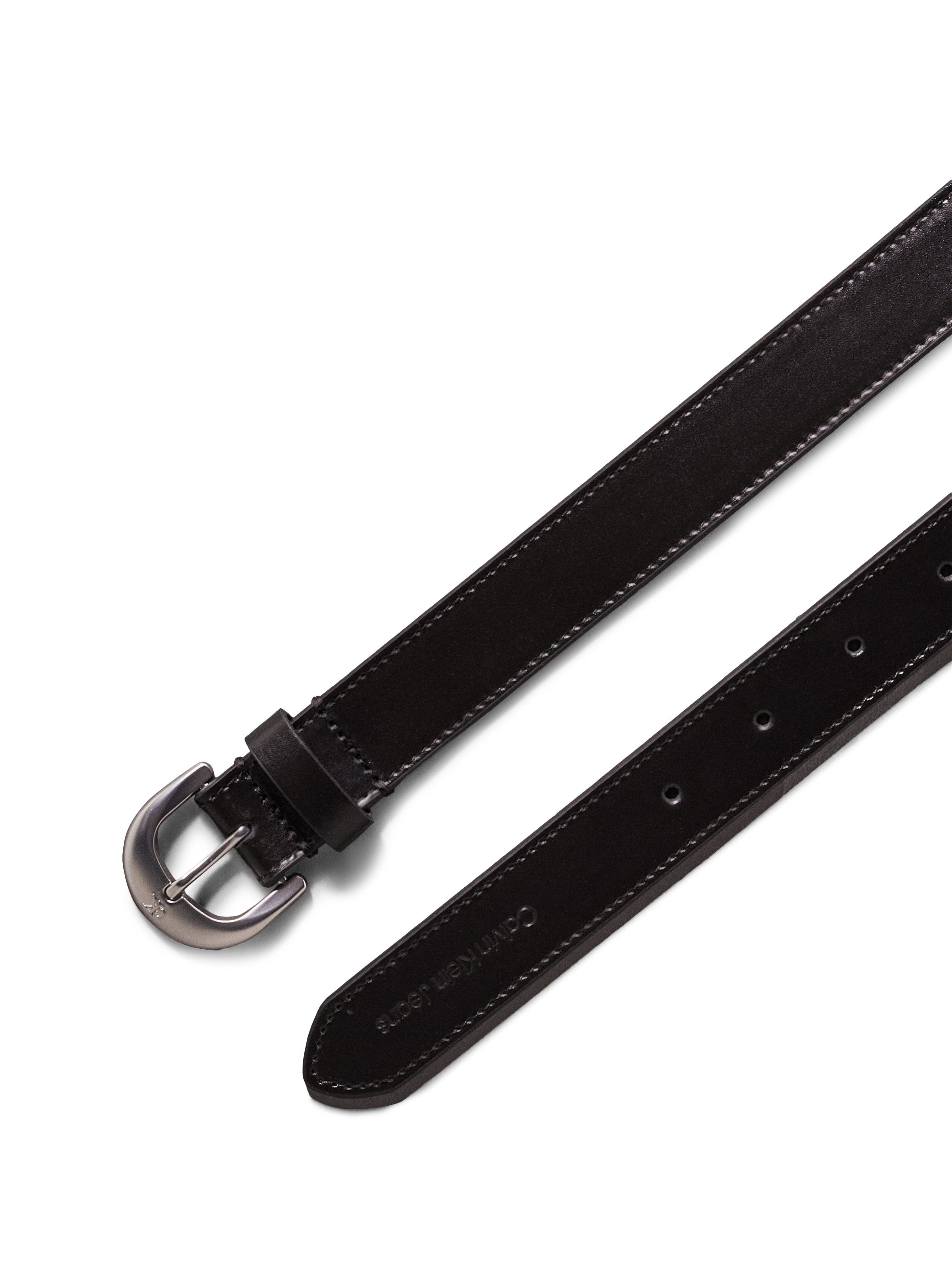 Calvin Klein Leren riem CLASSIC ROUND LTHR BELT 25MM