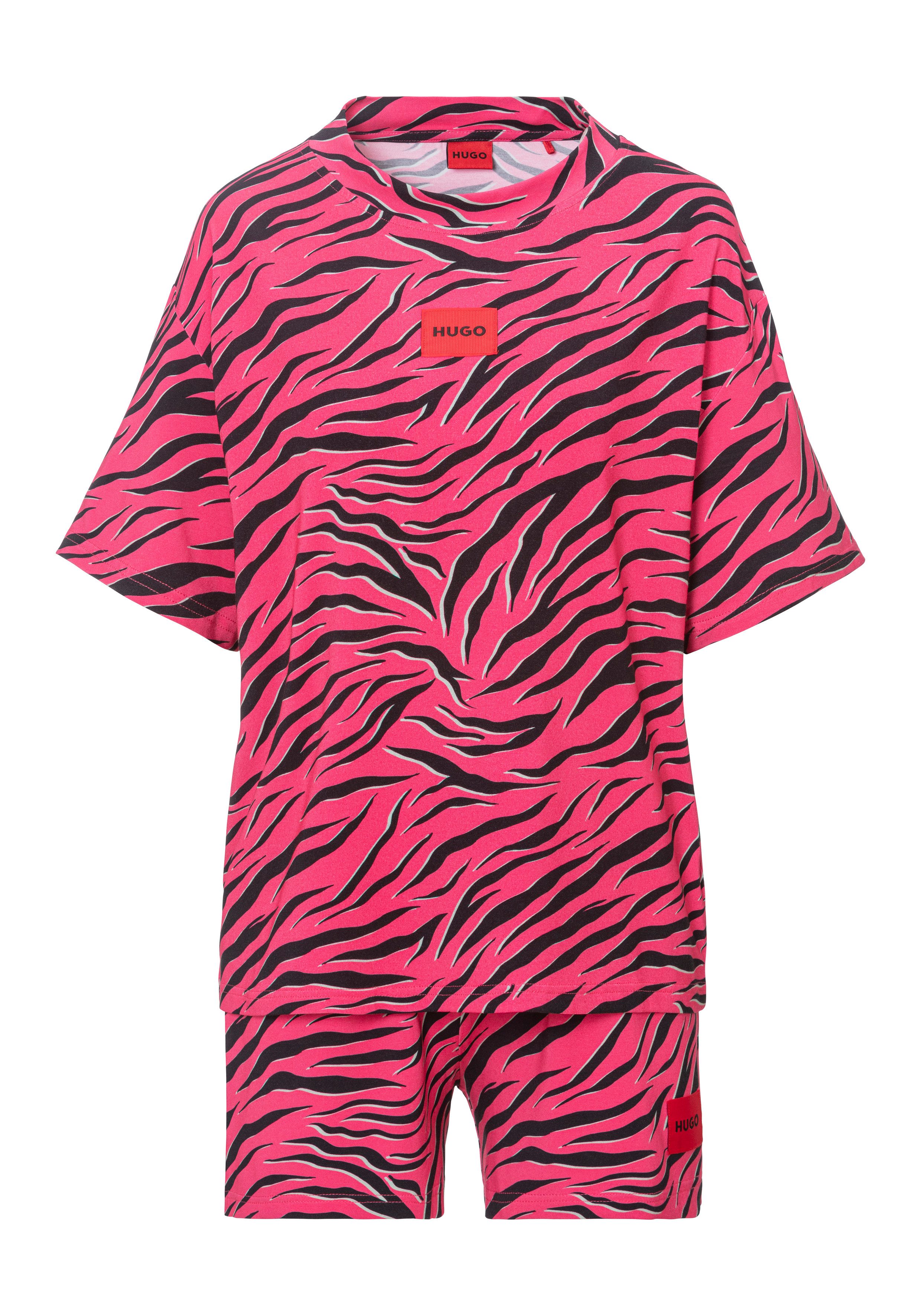 HUGO underwear Pyjama met tijgerprint (set, 2-delig)