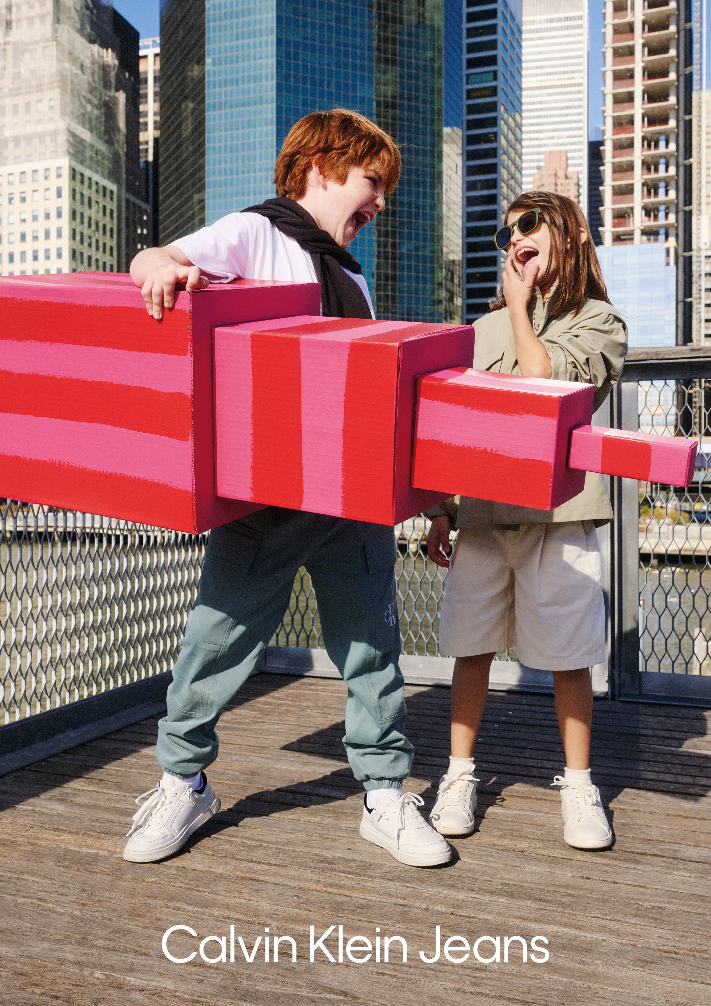 Calvin Klein Sneakers , plateausneaker, veterschoen van gerecyclede materialen
