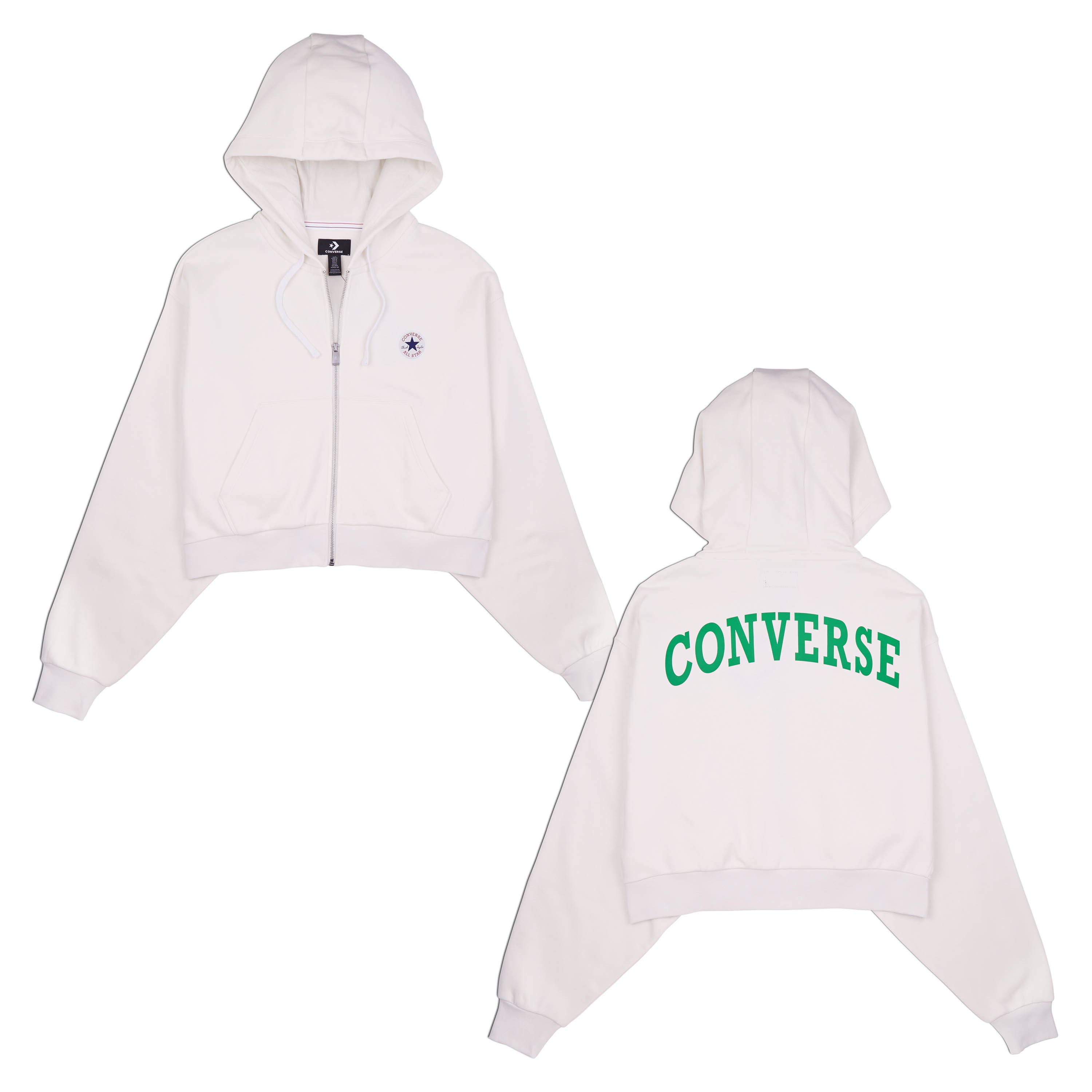 Converse Sweatvest WOMEN'S CONVERSE RETRO FULL-ZIP HOODIE (1-delig)