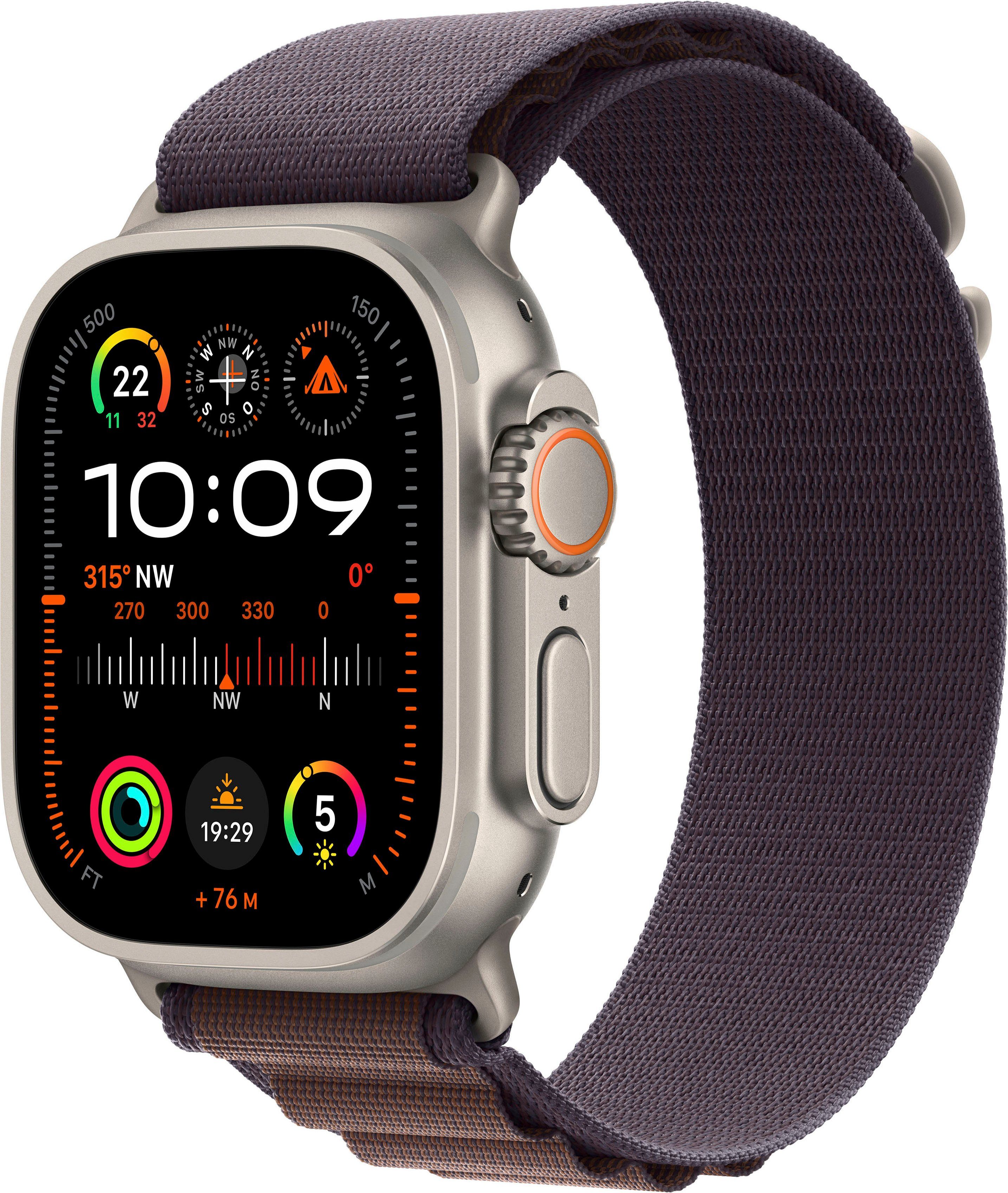 NU 20% KORTING: Apple Smartwatch Watch Ultra 2 GPS 49 mm + Cellular Titanium Large Alpine Loop