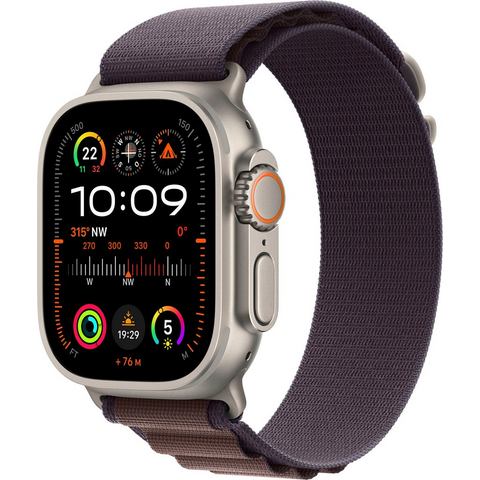 NU 20% KORTING: Apple Smartwatch Watch Ultra 2 GPS 49 mm + Cellular Titanium Large Alpine Loop