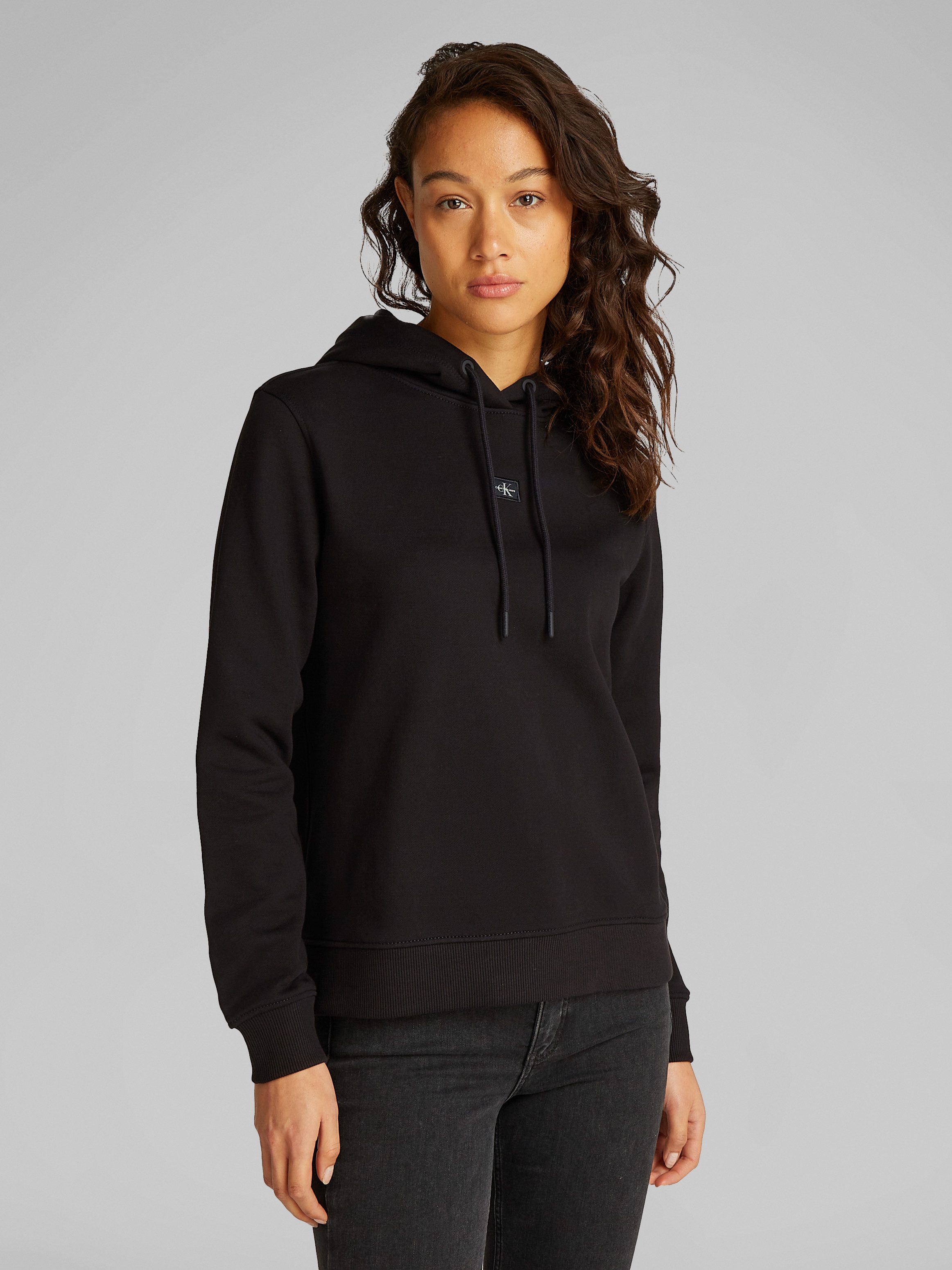 Calvin Klein Sweatshirt WOVEN LABEL REGULAR HOODIE