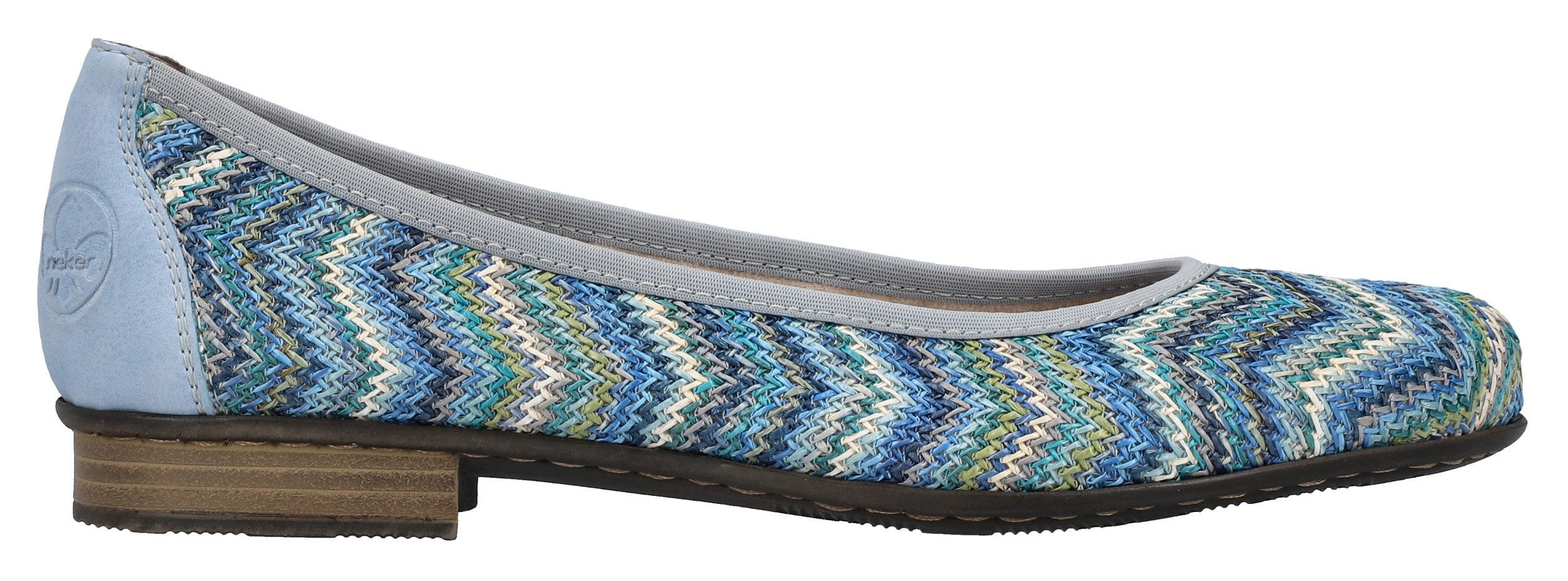 Rieker Ballerina's , slippers, instapschoen, pumps met zachte binnenzool