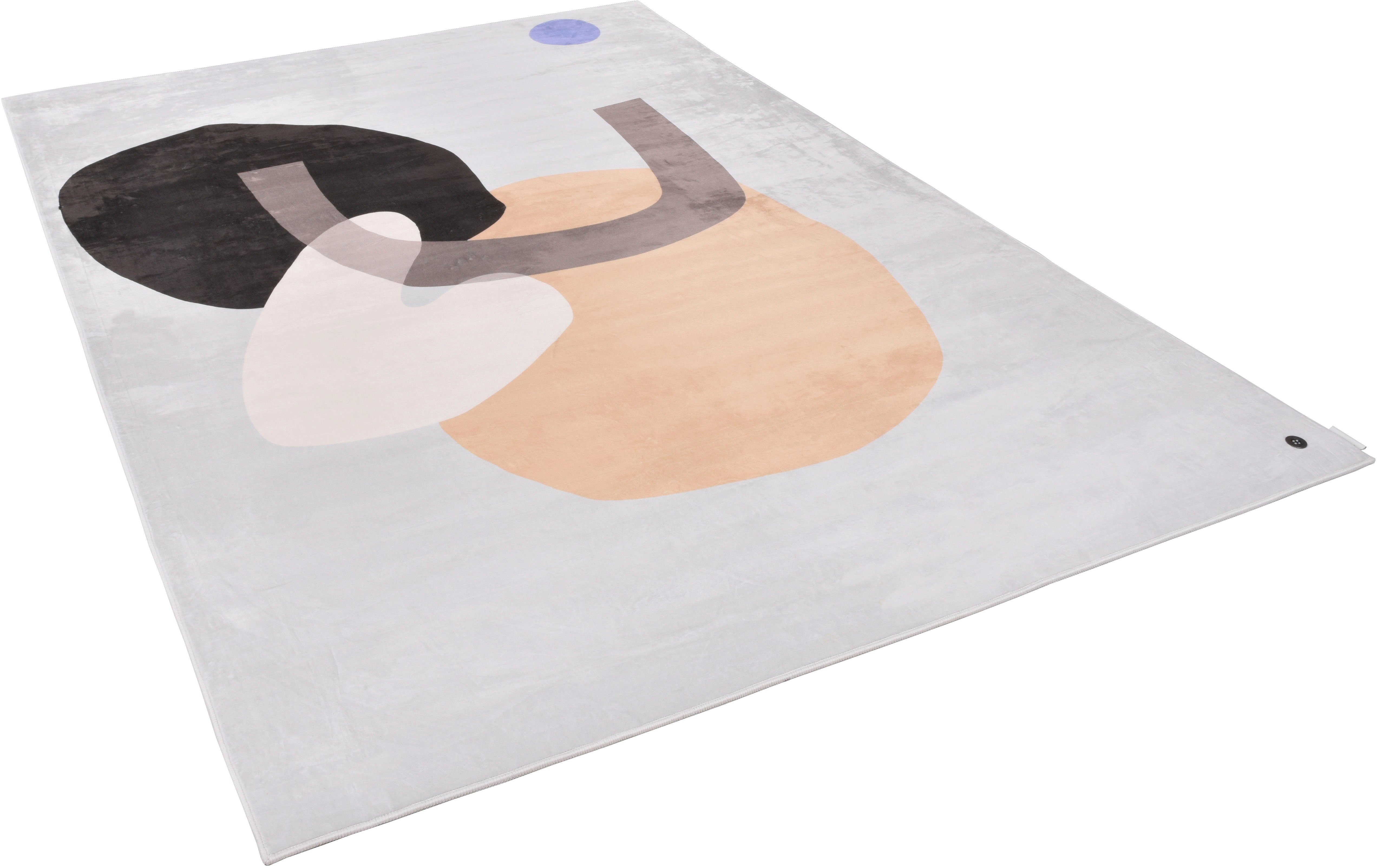 TOM TAILOR HOME Vloerkleed Shapes - SIX Korte pool, gedessineerd, modern design