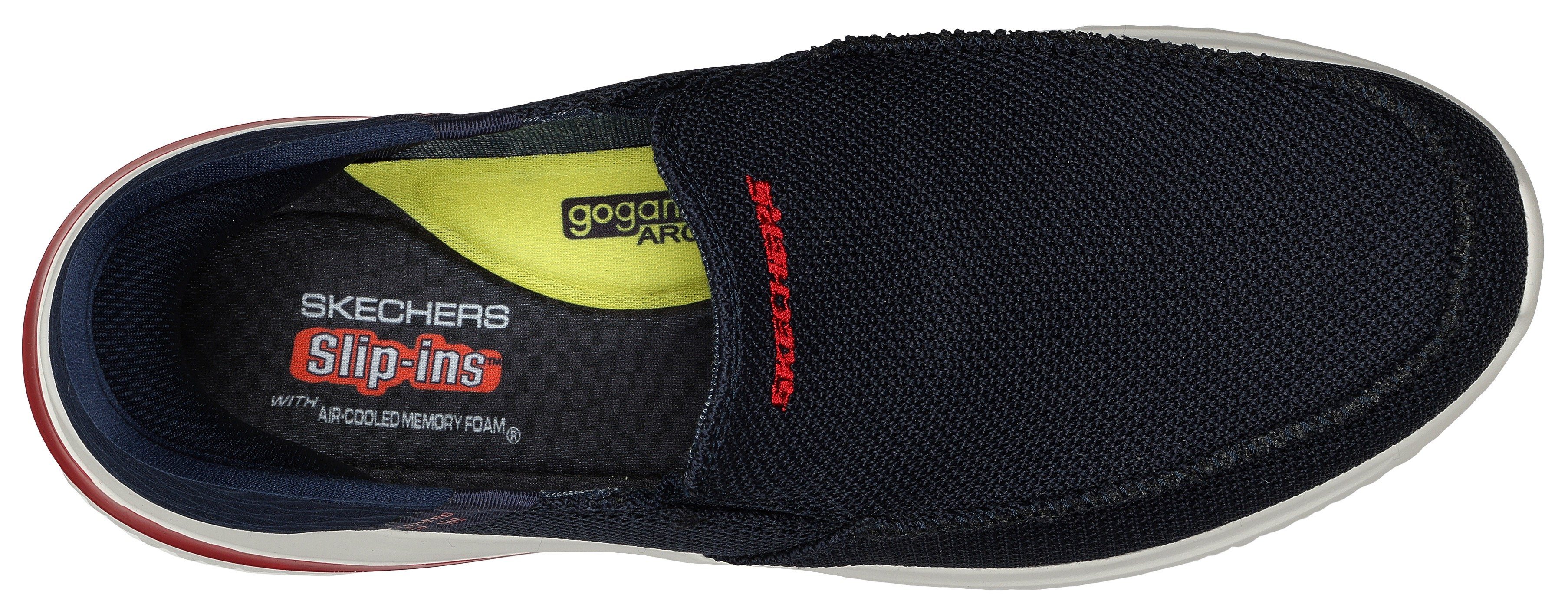 Skechers Slip-on sneakers DELSON 3.0-CABRINO Slipper met Slip Ins-functie voor gemakkelijk instappen