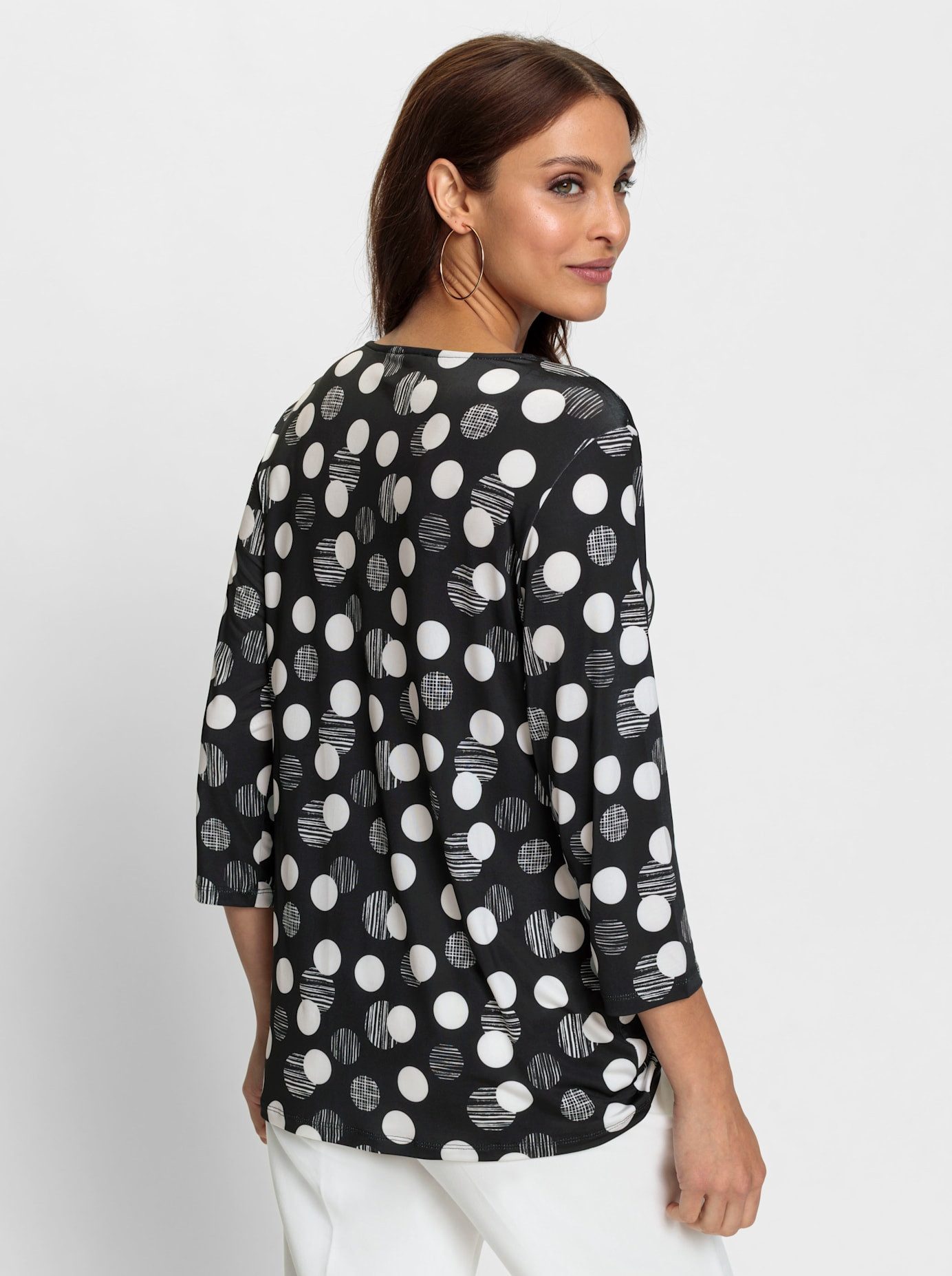 Lady Shirt met print Shirt met ronde hals (1-delig)