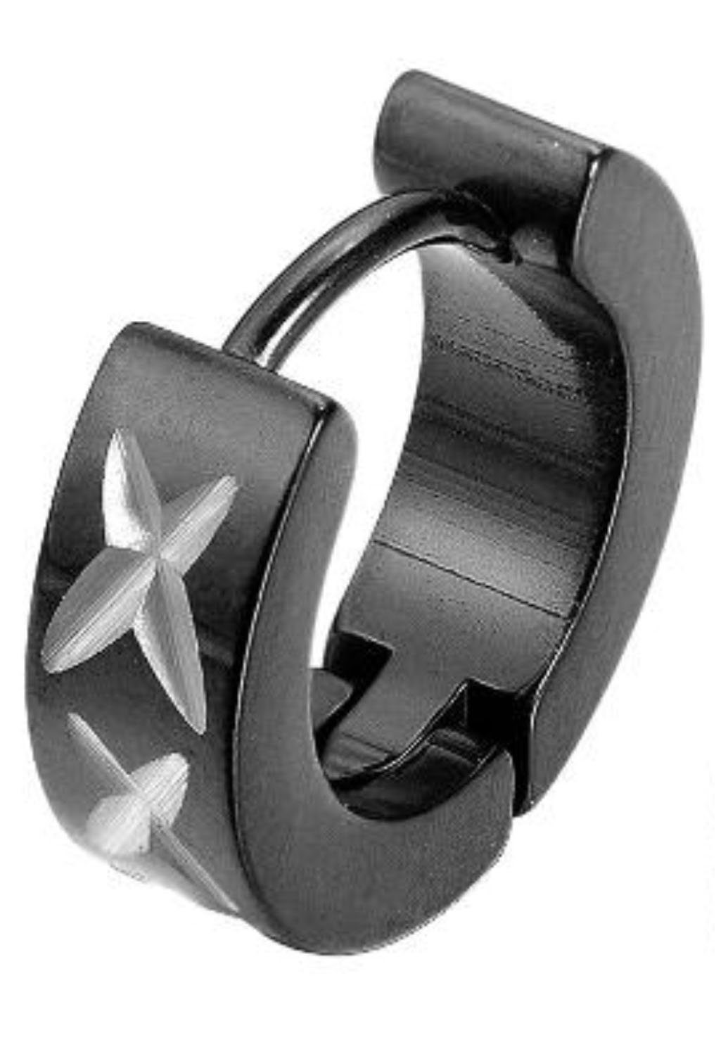 Firetti Single-oorring Sieraad Geschenk, BlackLine