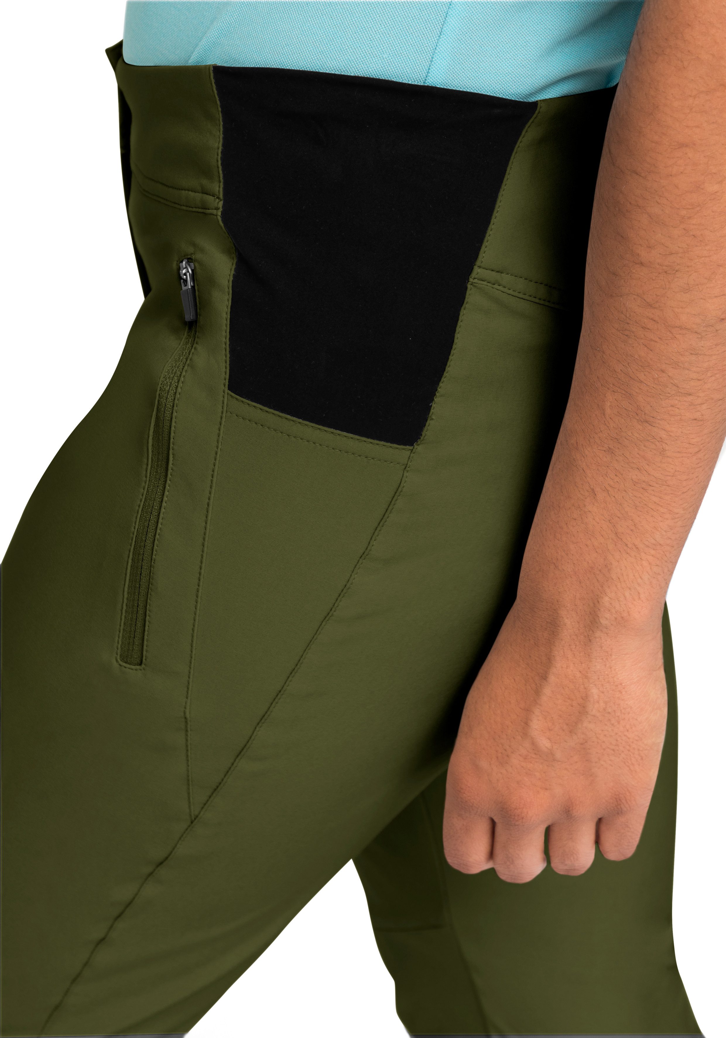 Maier Sports Outdoorbroek Latit Slim Vario W Dames wandelbroek, lange outdoorbroek, trekkingbroek slim