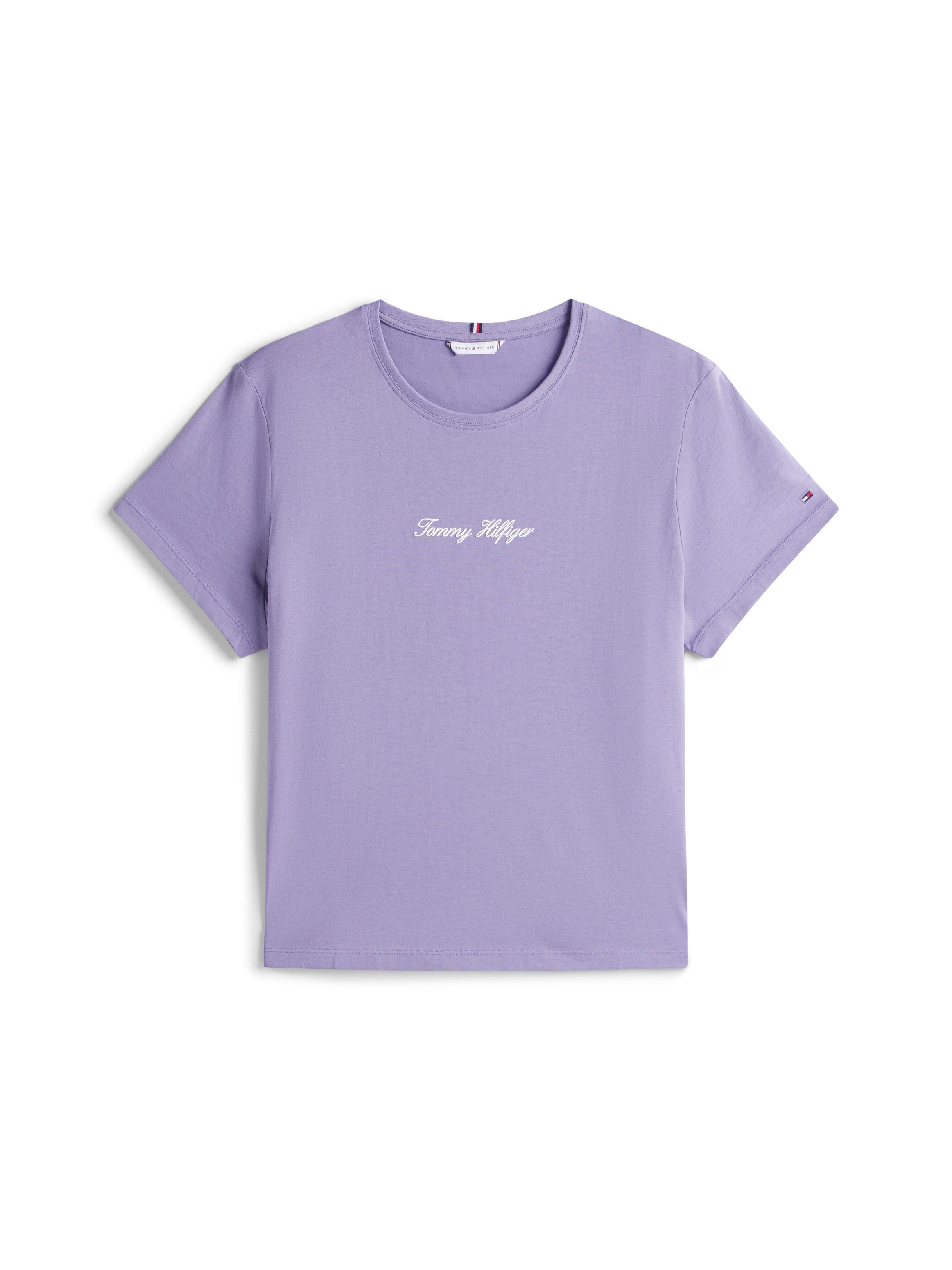 Tommy Hilfiger Curve Shirt met korte mouwen CRV CLASSIC SCRIPT REG SS TEE