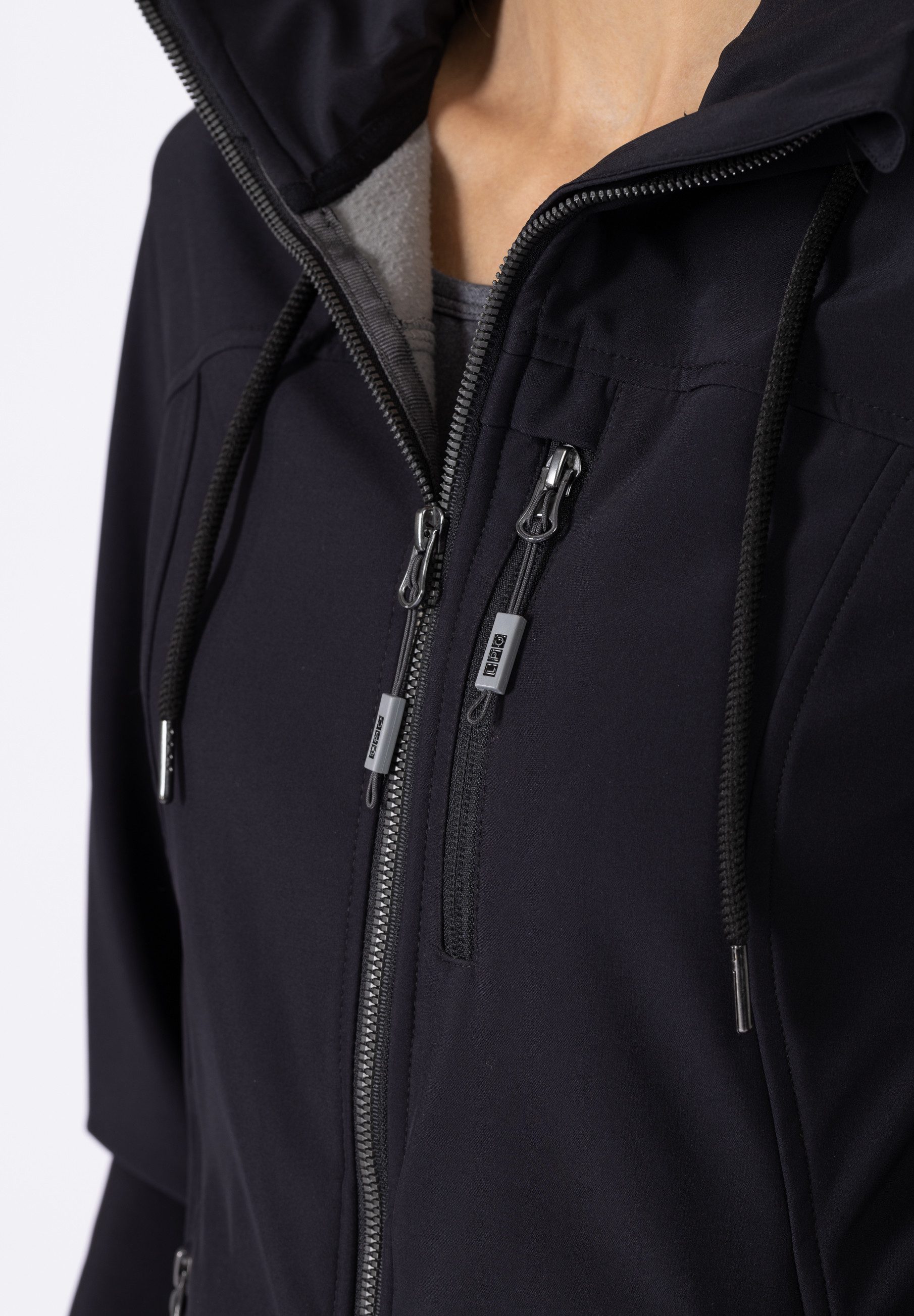 DEPROC Active Softshell-jack DECORAH PEAK V WOMEN met afneembare capuchon