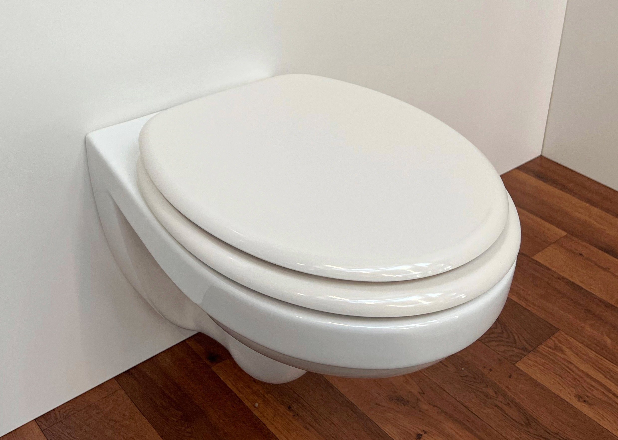ADOB Toiletzitting uiterst stabiel, messing verchroomde scharnieren