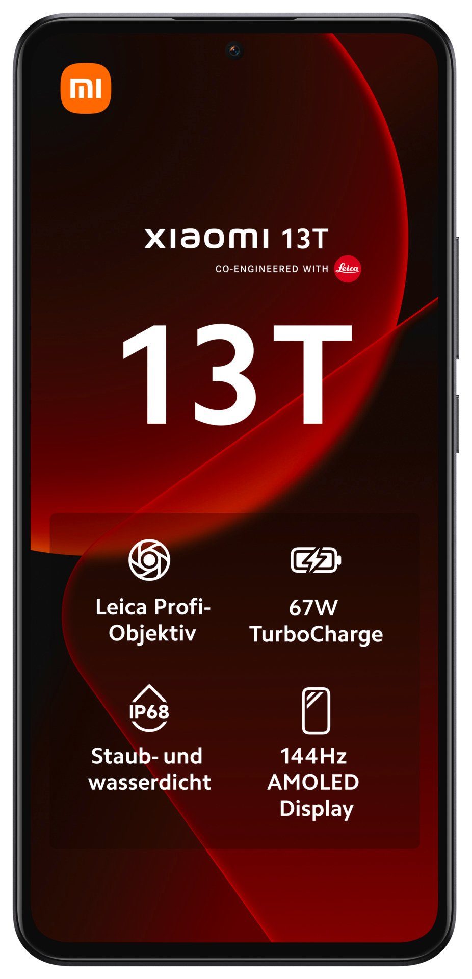 Xiaomi Smartphone 13T met 8 GB RAM + 256 GB opslagcapaciteit, 256 GB, 16,94 cm (6,67 inch) 144 hz crystalres amoled display