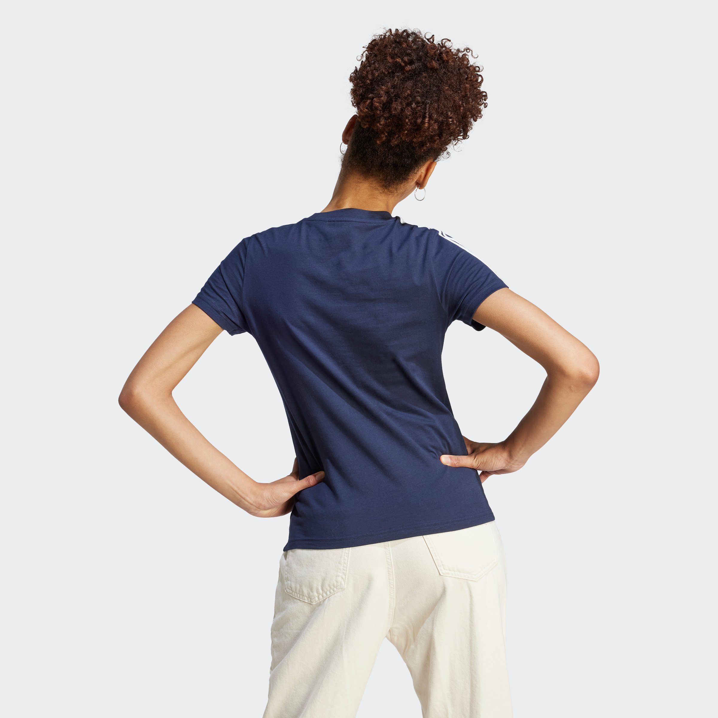 adidas Sportswear T-shirt LOUNGEWEAR ESSENTIALS SLIM 3-STRIPES