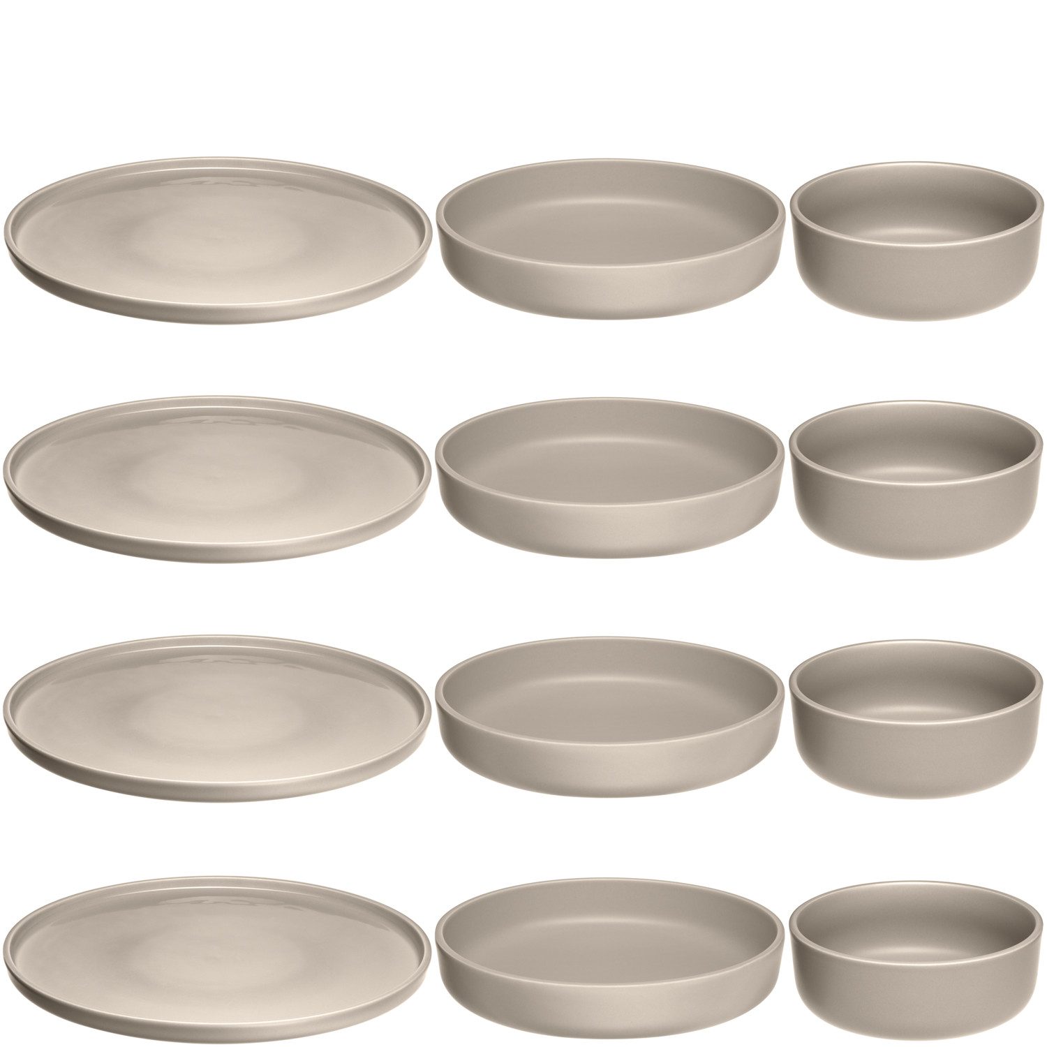 LEONARDO Servies ROMA, Servies, 12-delig Servies, geschikt voor de vaatwasser (set, 12-delig)