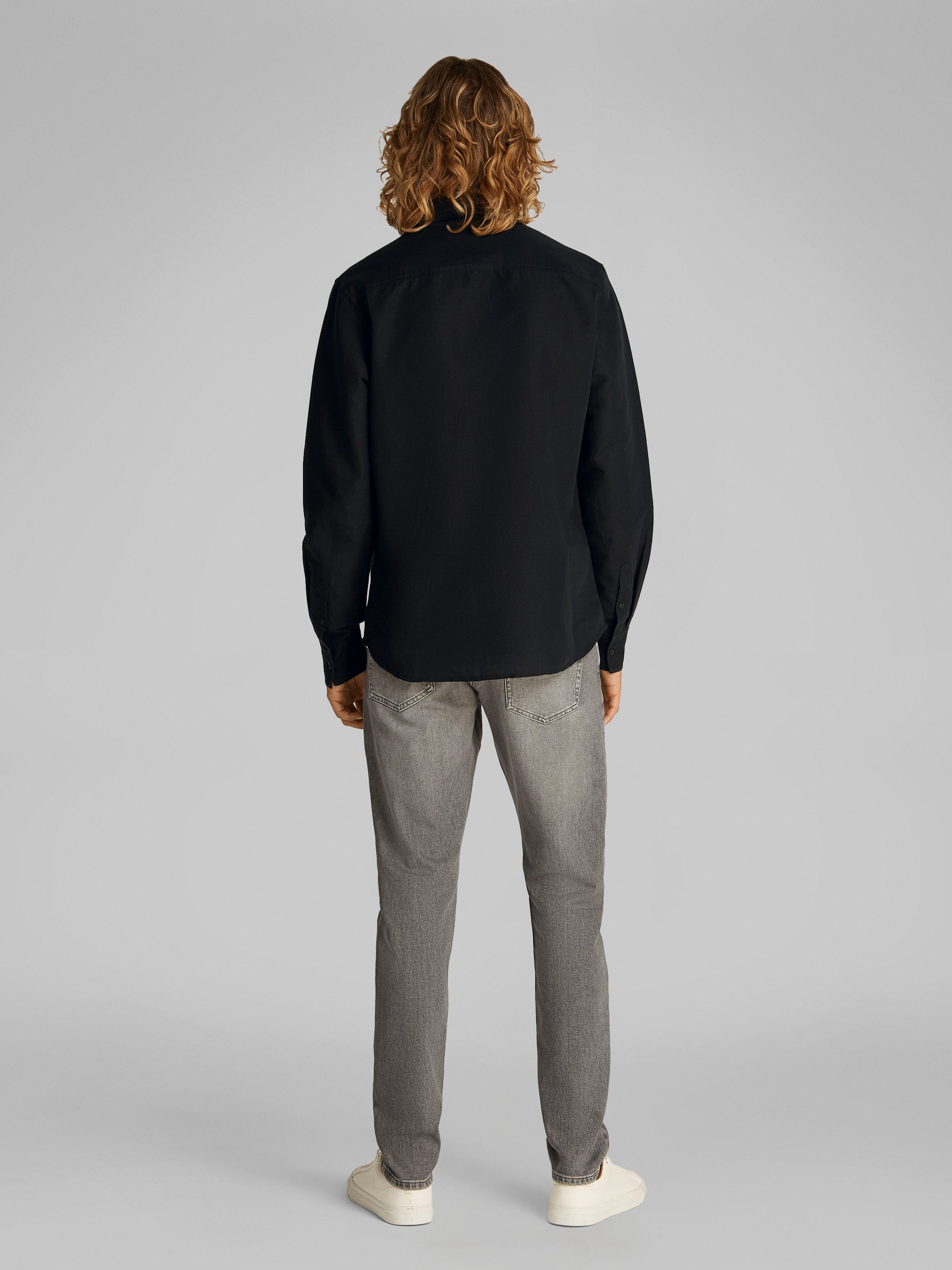 Calvin Klein Linnen overhemd LINEN COTTON SHIRT