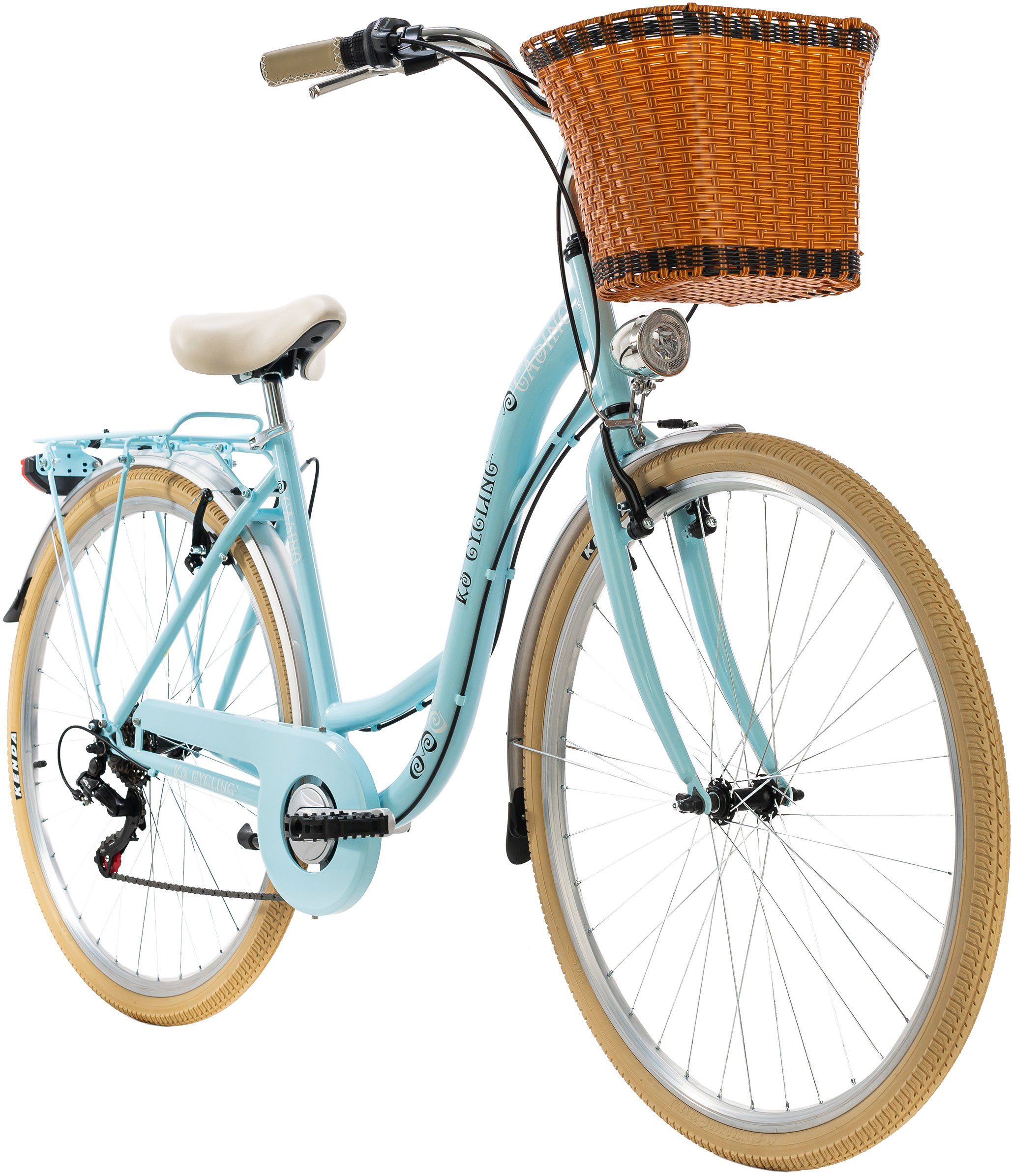 KS Cycling Citybike Casino voor dames, kettingversnelling