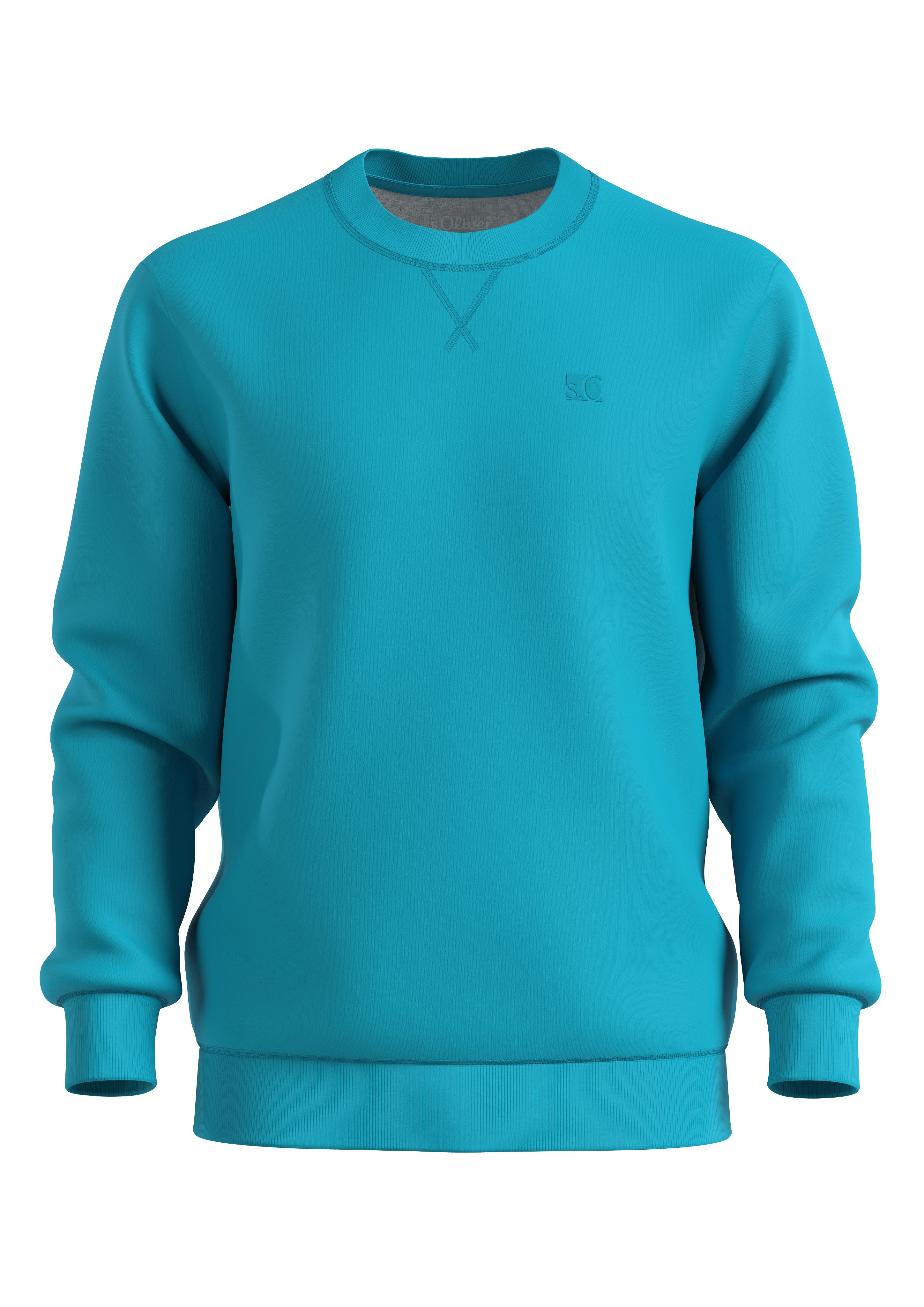 s.Oliver Sweatshirt met geborduurd logo