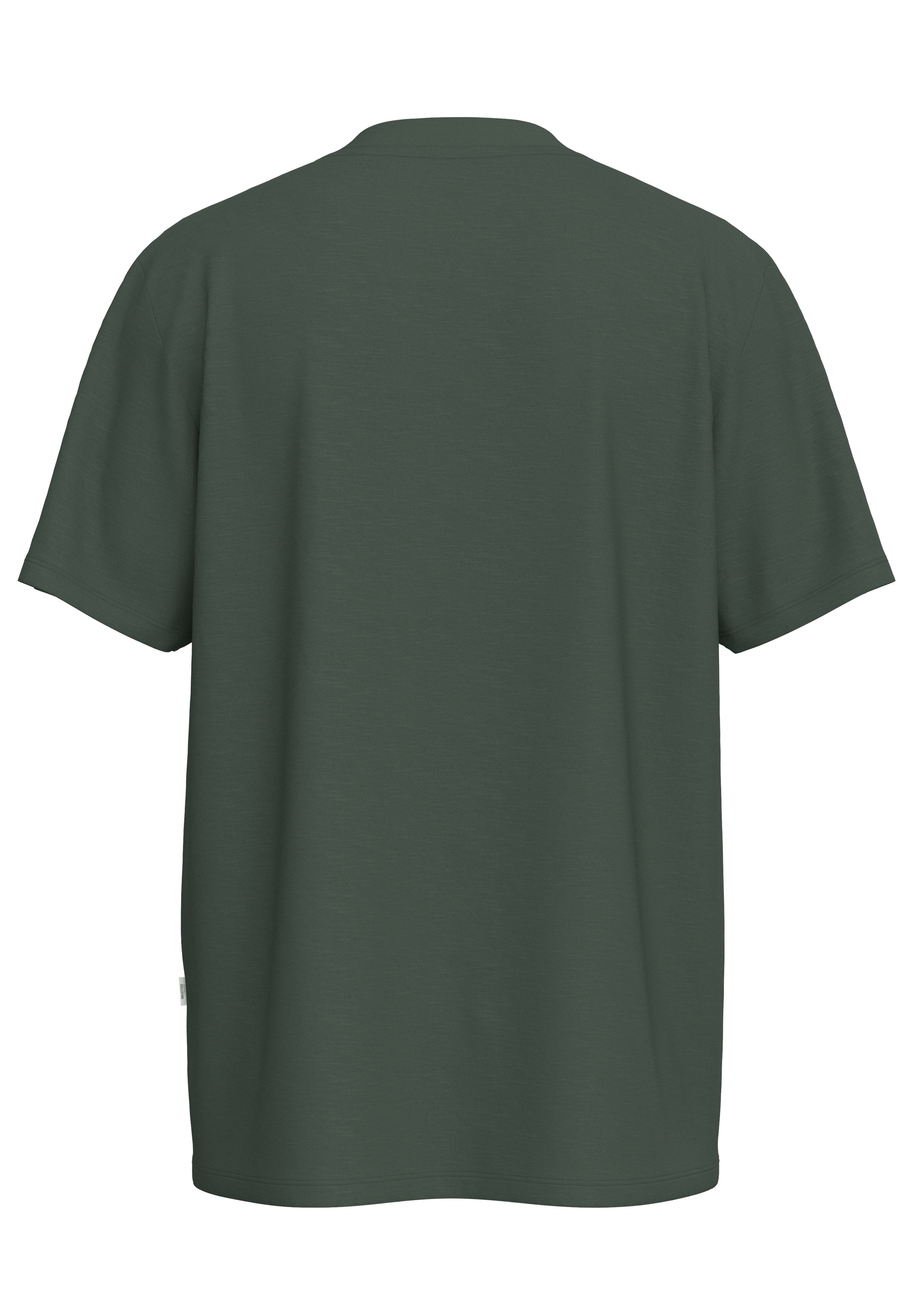 SELECTED HOMME Shirt met ronde hals SLHASPEN SS O-NECK TEE NOOS