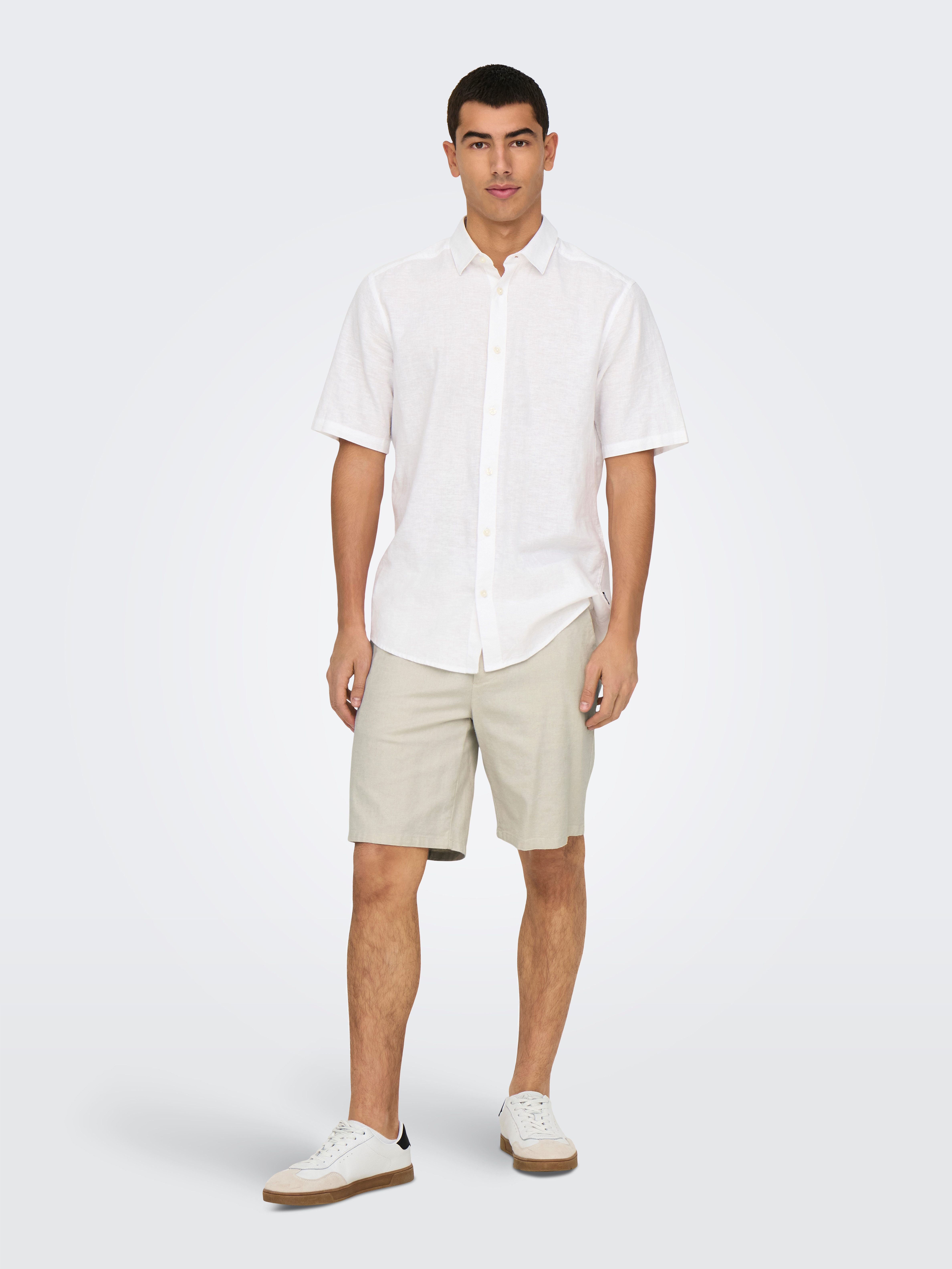 ONLY & SONS Chino-short ONSMARK 0011 COTTON LINEN SHORTS NOOS