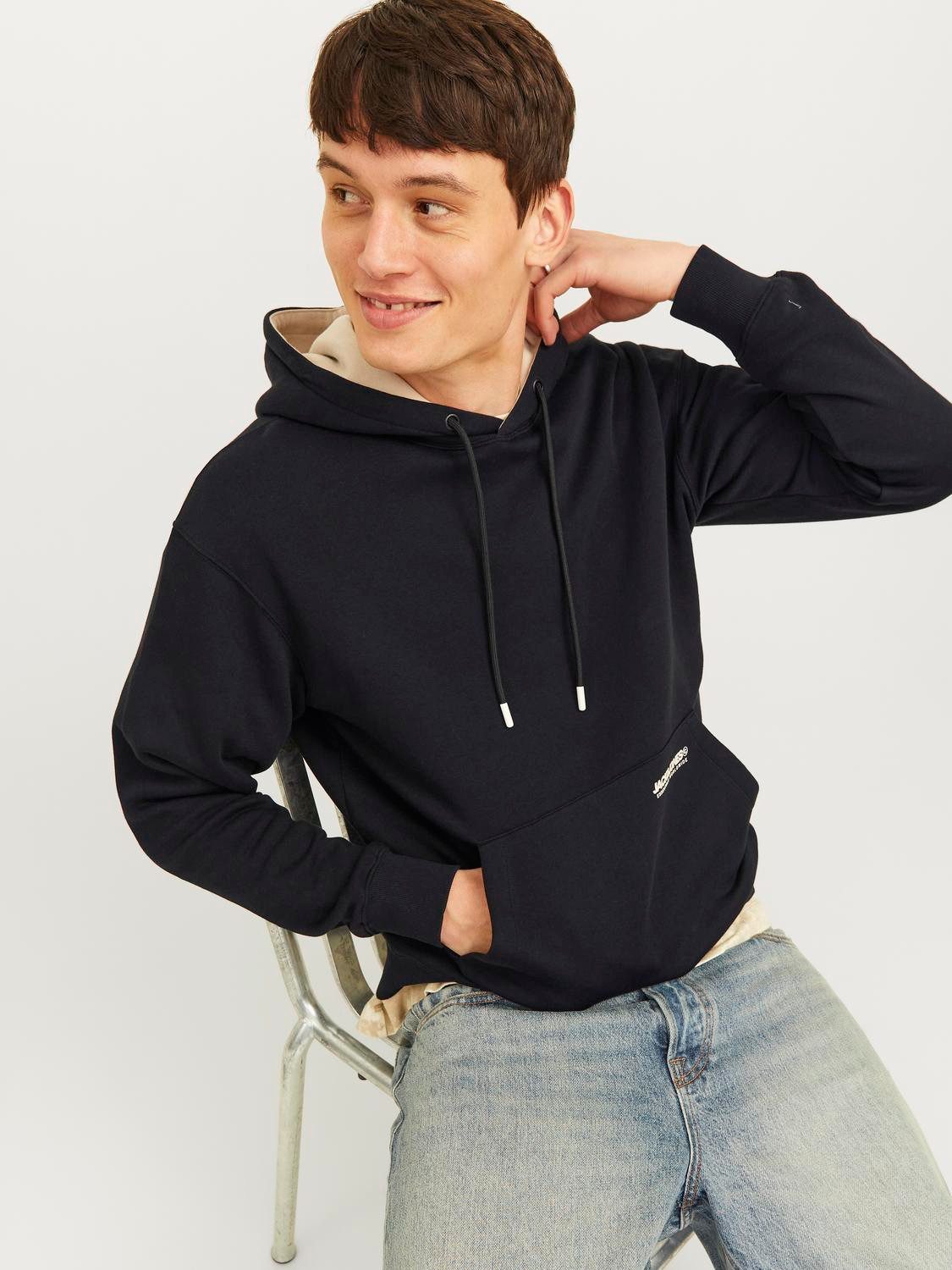 Jack & Jones Hoodie JJELEGACY SWEAT HOOD NOOS