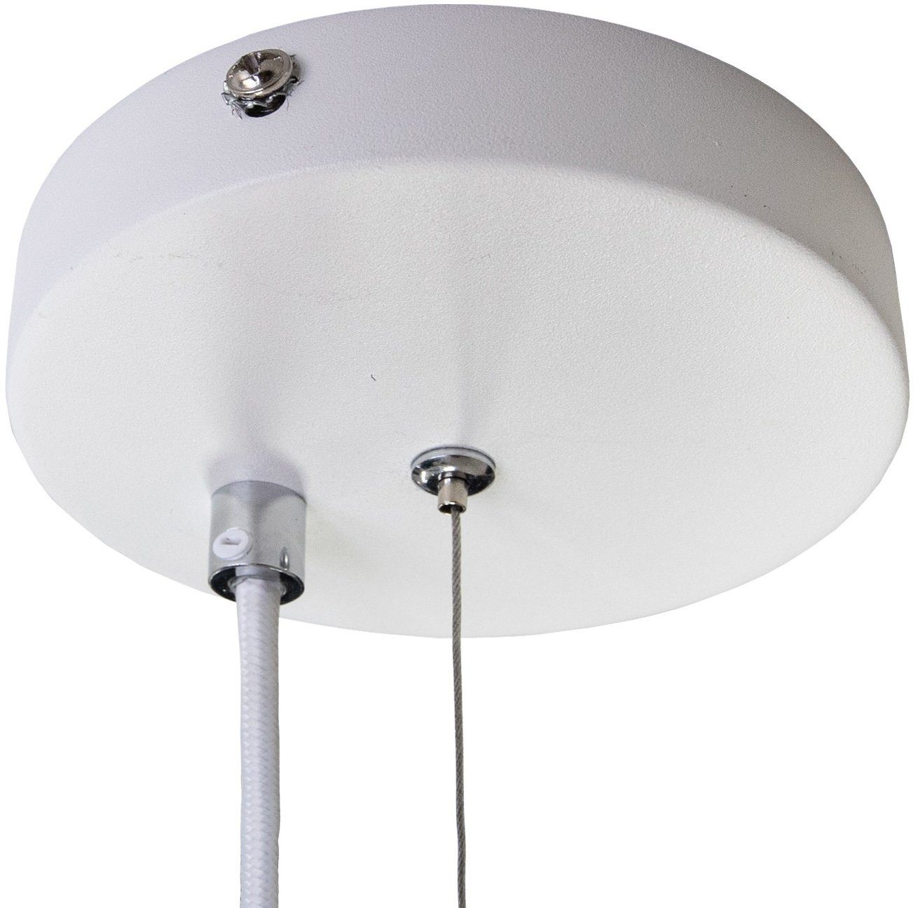 Paco Home Hanglamp BUNDY Led, E27, lamp voor woonkamer eetkamer keuken, in hoogte verstelbaar