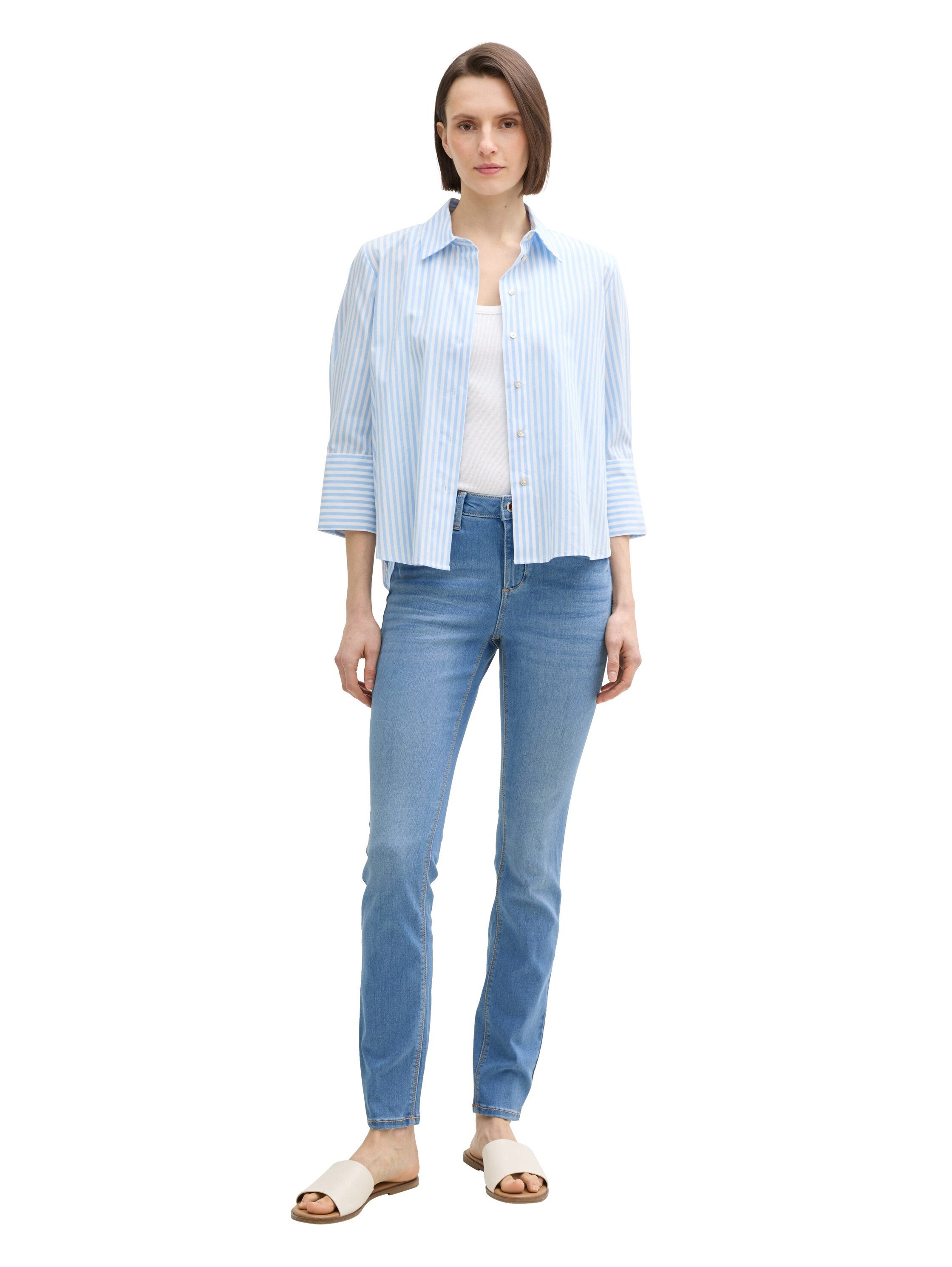 Tom Tailor Skinny fit jeans in blauwe wassing