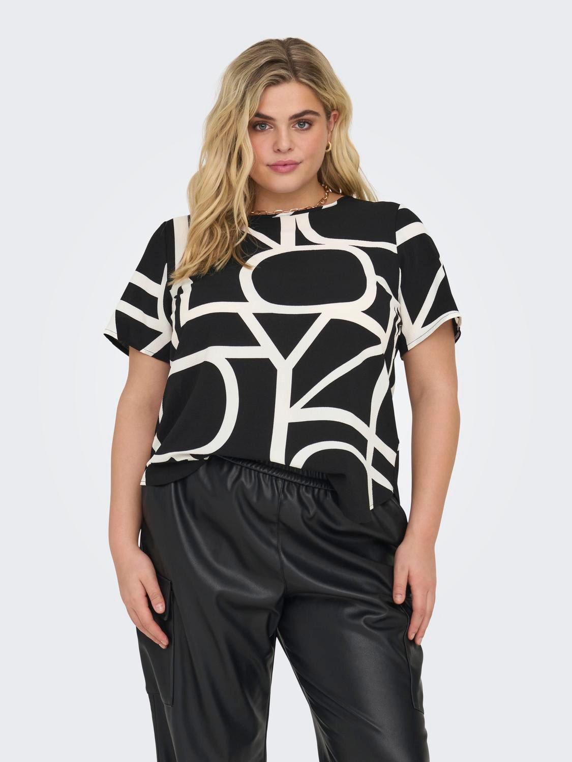 ONLY CARMAKOMA Shirtblouse CARVICA SS TOP WVN NOOS