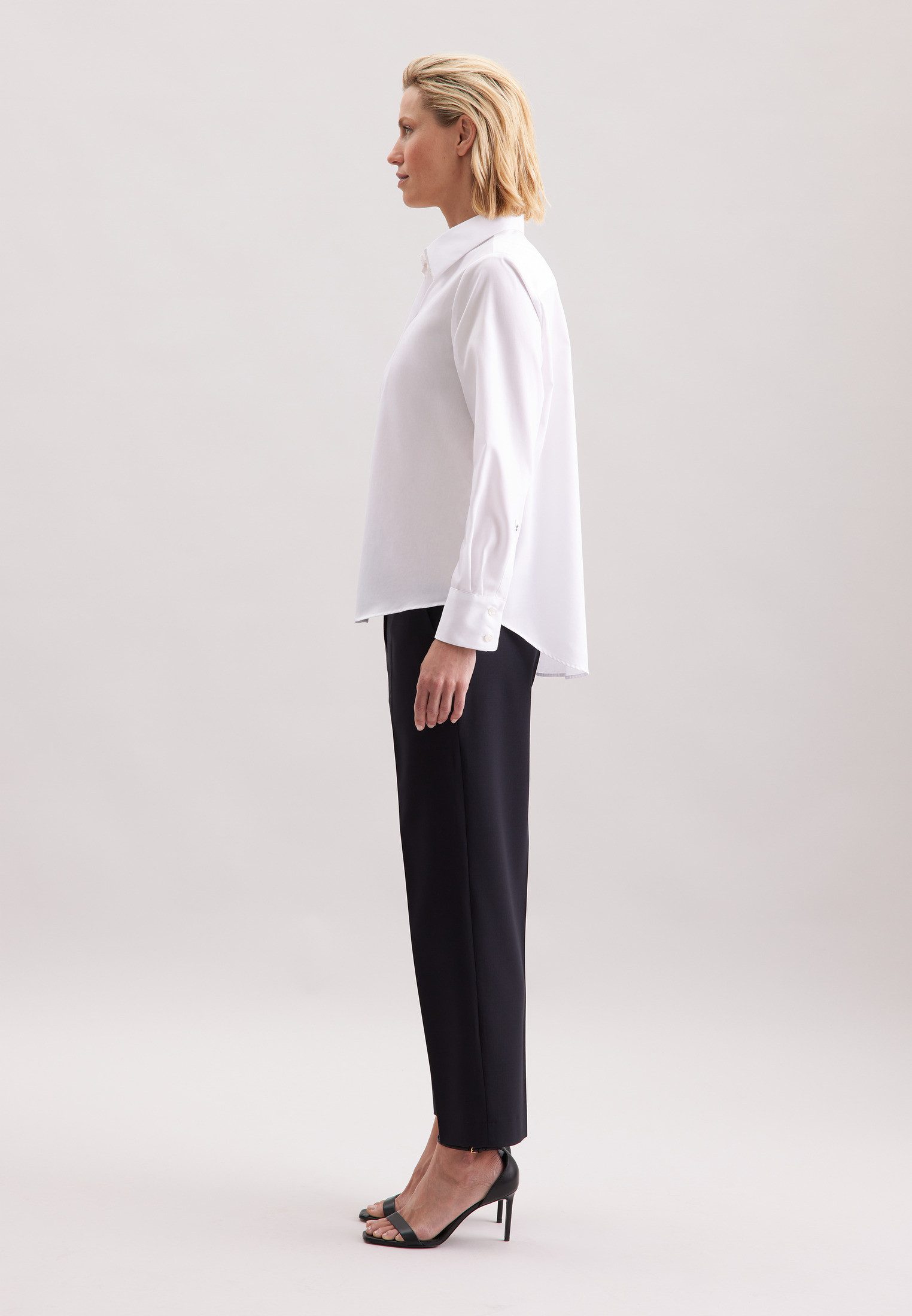 seidensticker Overhemdblouse 1/1 kraag uni