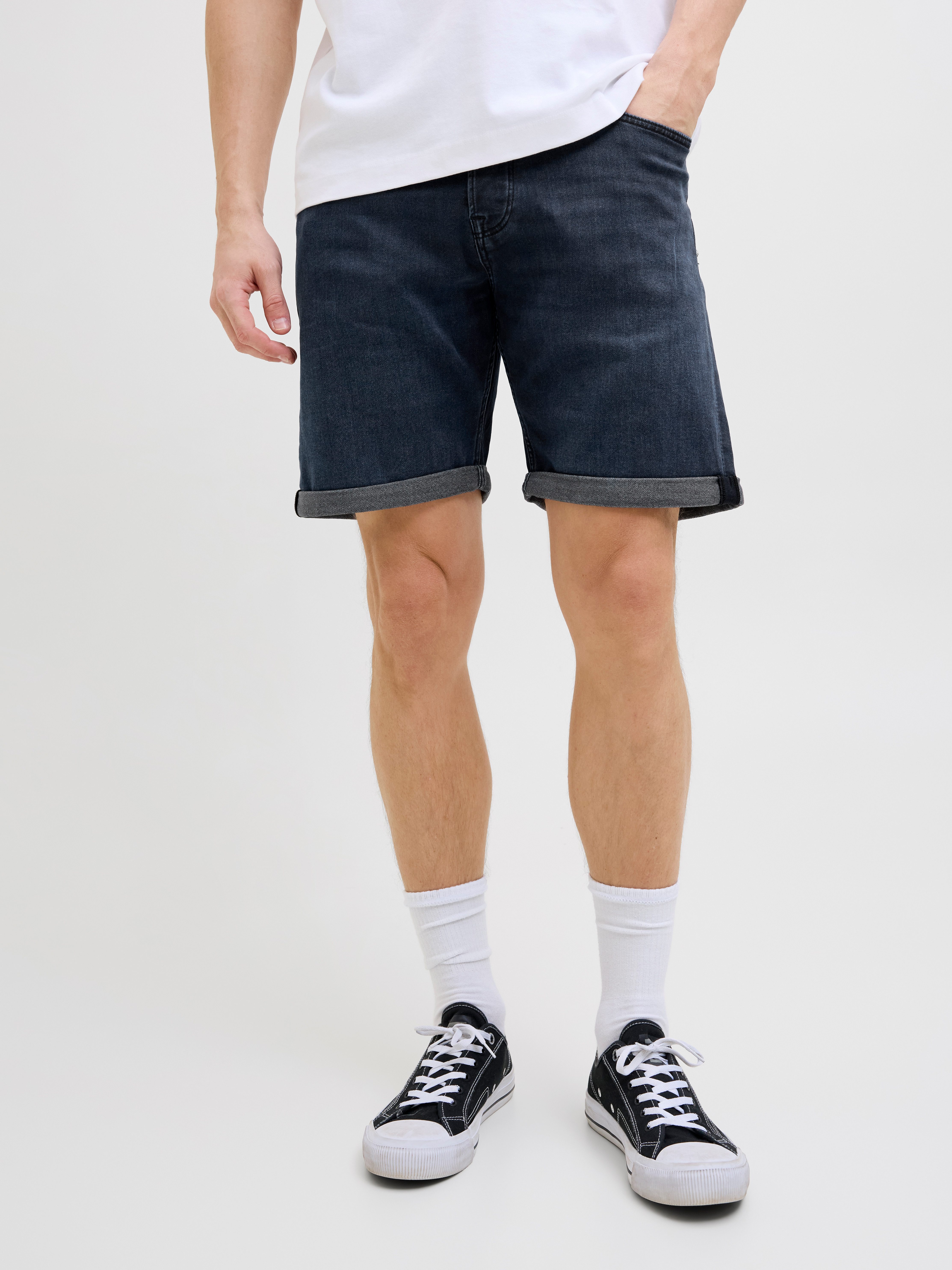 Jack & Jones Short JJIRICK JJICON SHORTS GE 604 I.K SN heren bermuda broeken maat S blauw