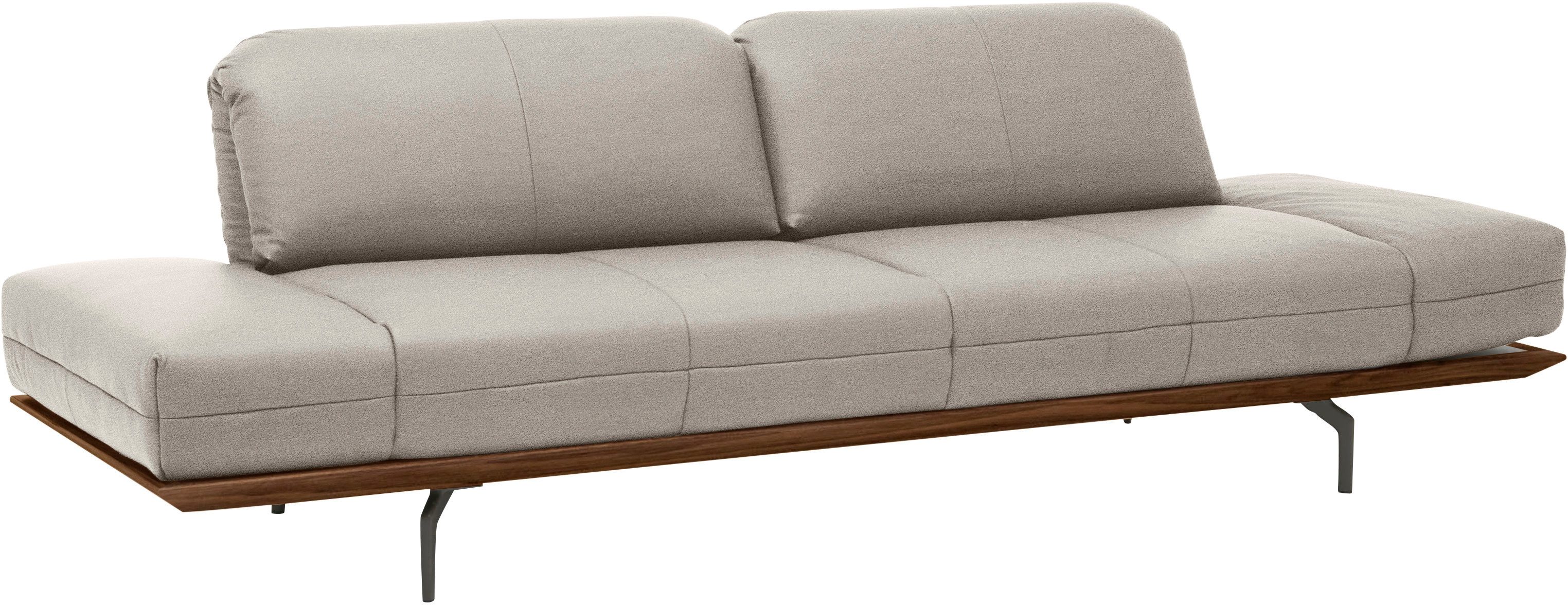 Creation BY ROLF BENZ 3-zitsbank CR.420, design bank, loungesofa in 2 kwaliteiten, houten frame in eiken natuur of noten, breedte 232 cm