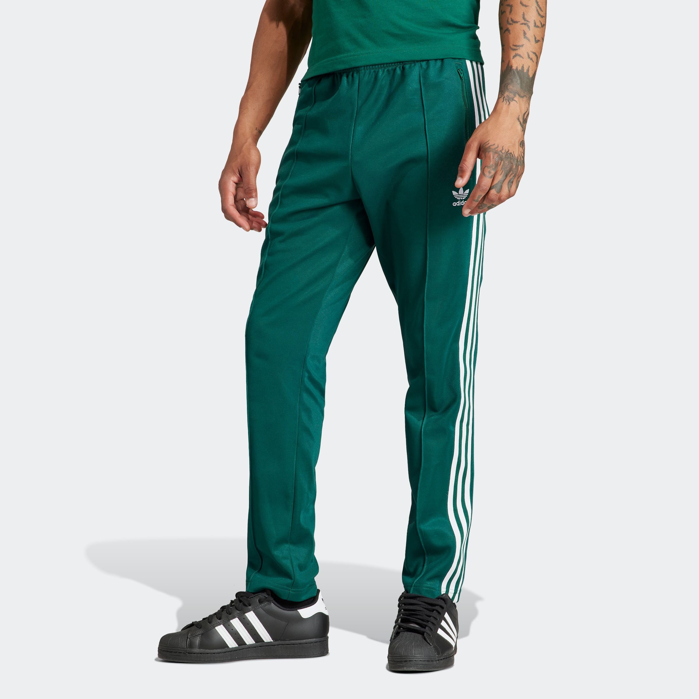 adidas Originals Trainingsbroek BECKENBAUER TP (1-delig) heren fitness maat XXL groen