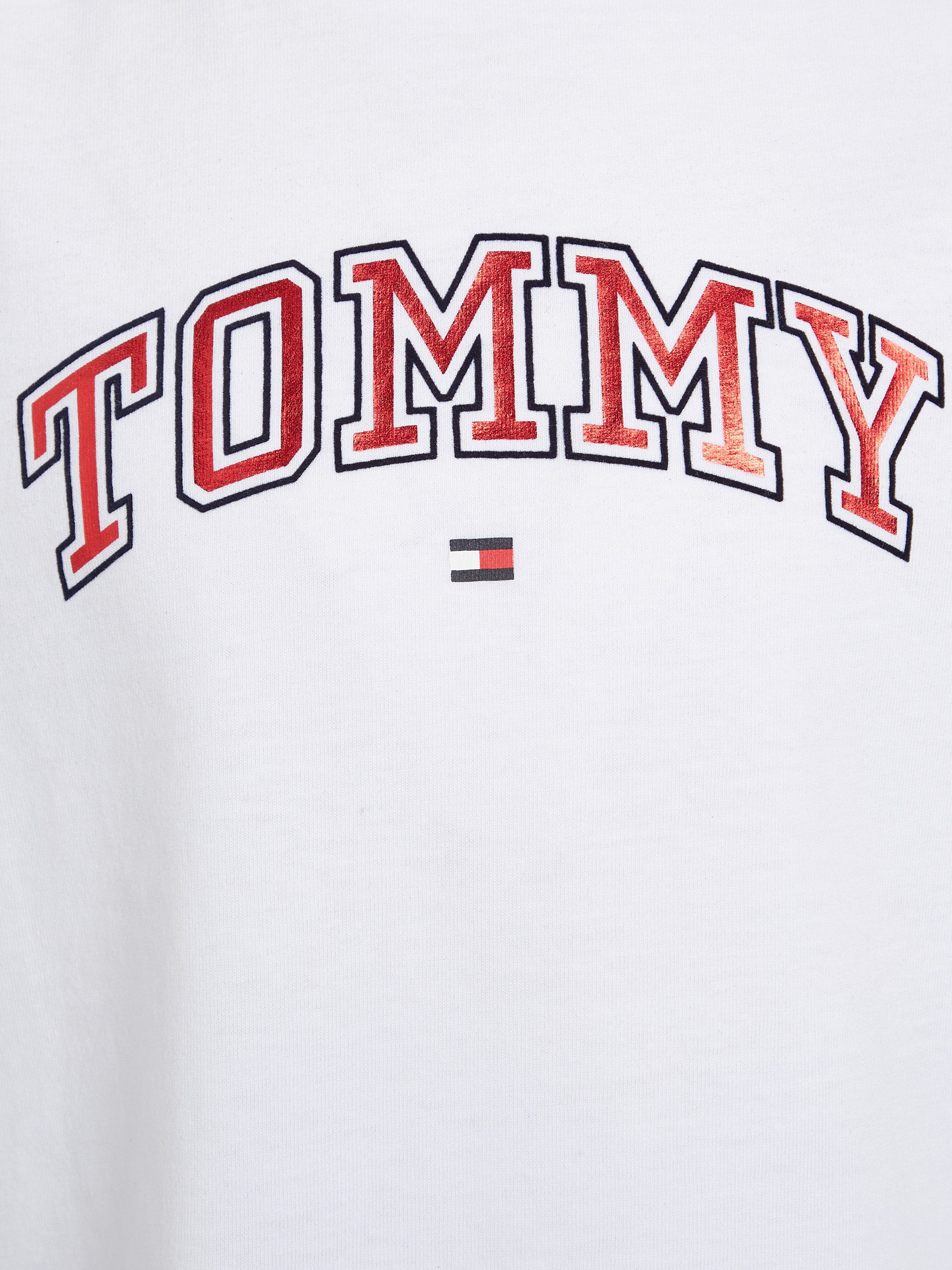 Tommy Hilfiger Shirt met korte mouwen VARSIY FOIL REG TEE SS Kinderen tot 16 jaar met logo-opdruk