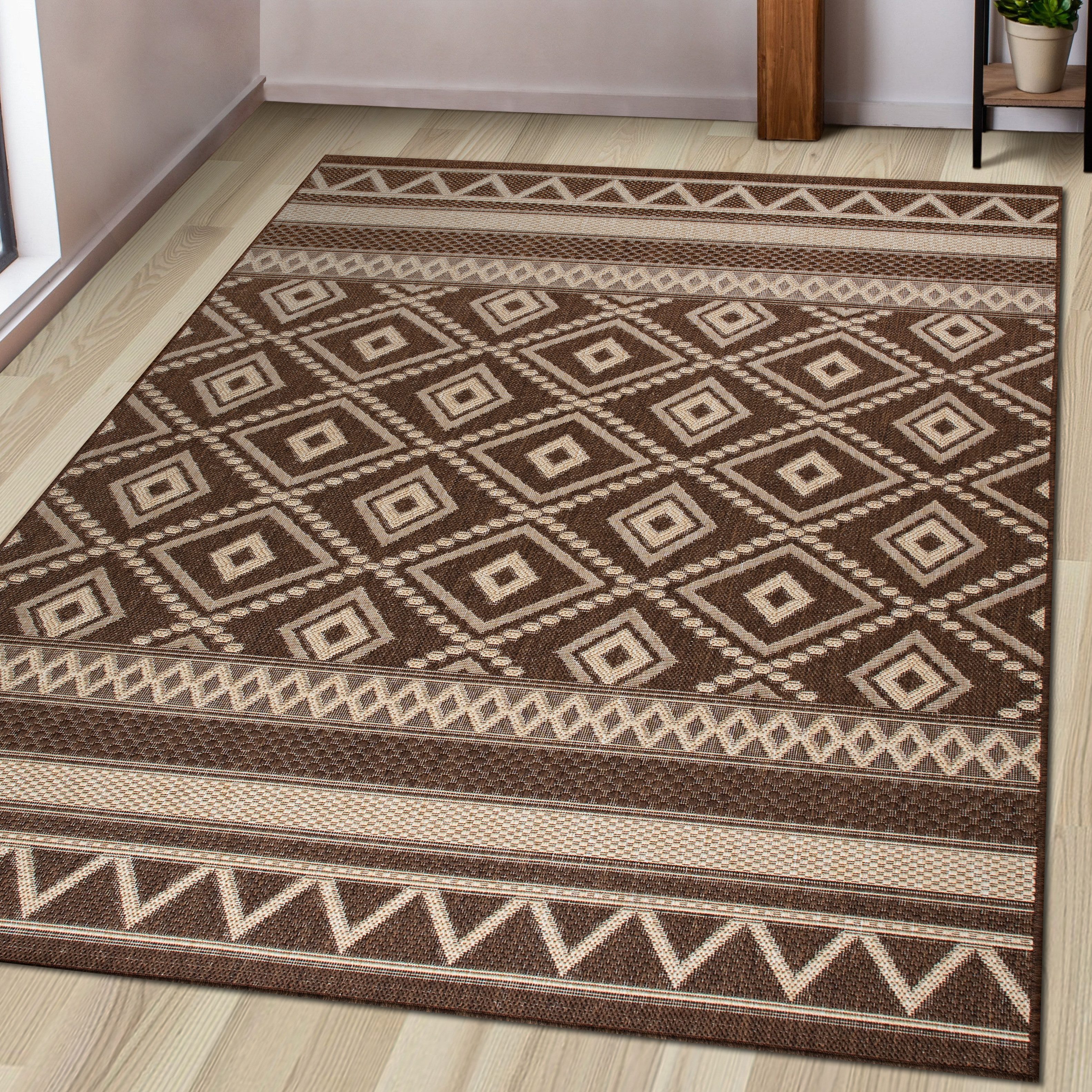 my home Vloerkleed Toronto is ook als loper verkrijgbaar Geschikt voor binnen en buiten, sisal-look, weerbestendig & uv-bestendig, boho