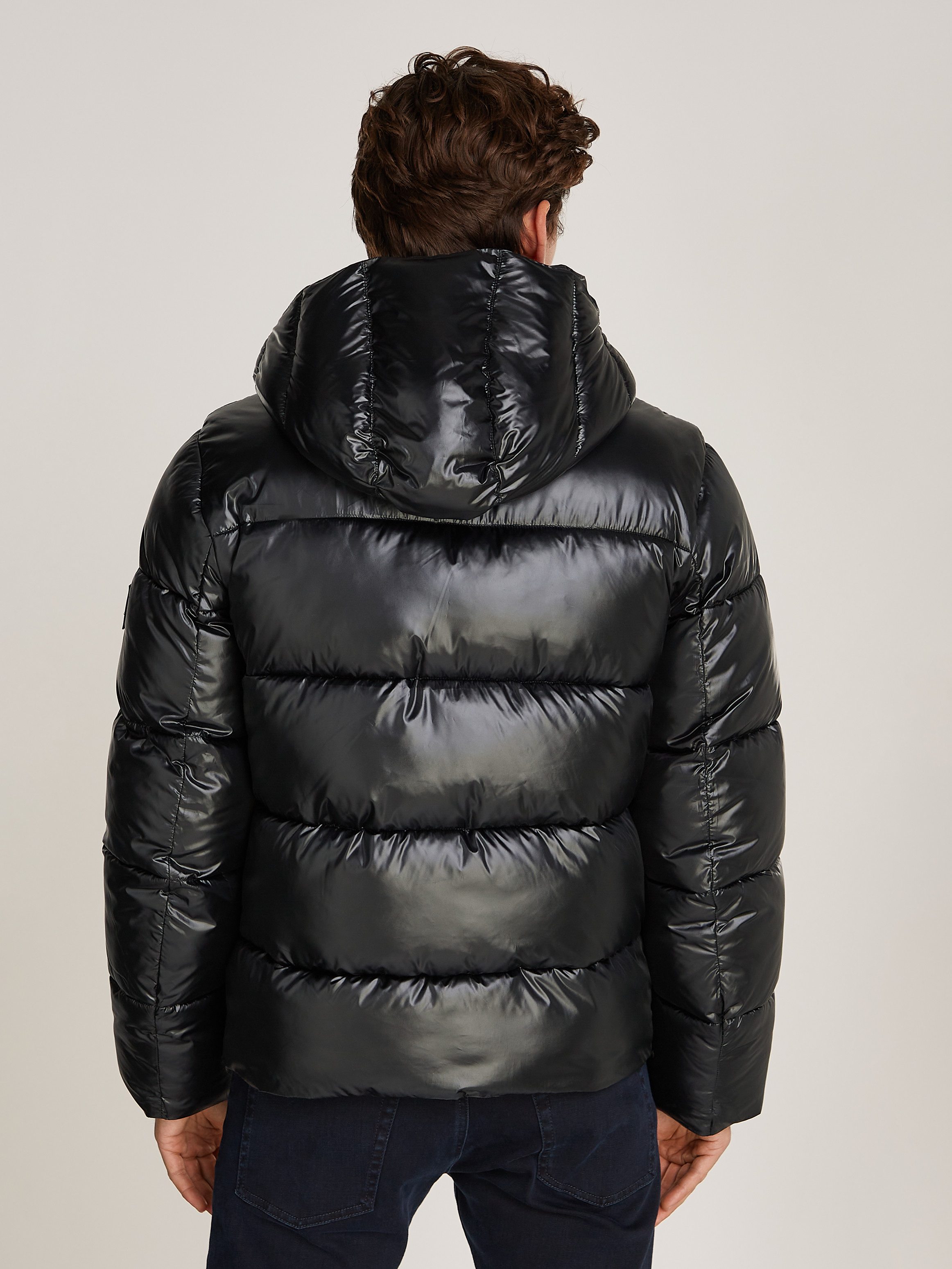 Calvin Klein Outdoorjack HOODED QUILT PUFFER MW GLOSS