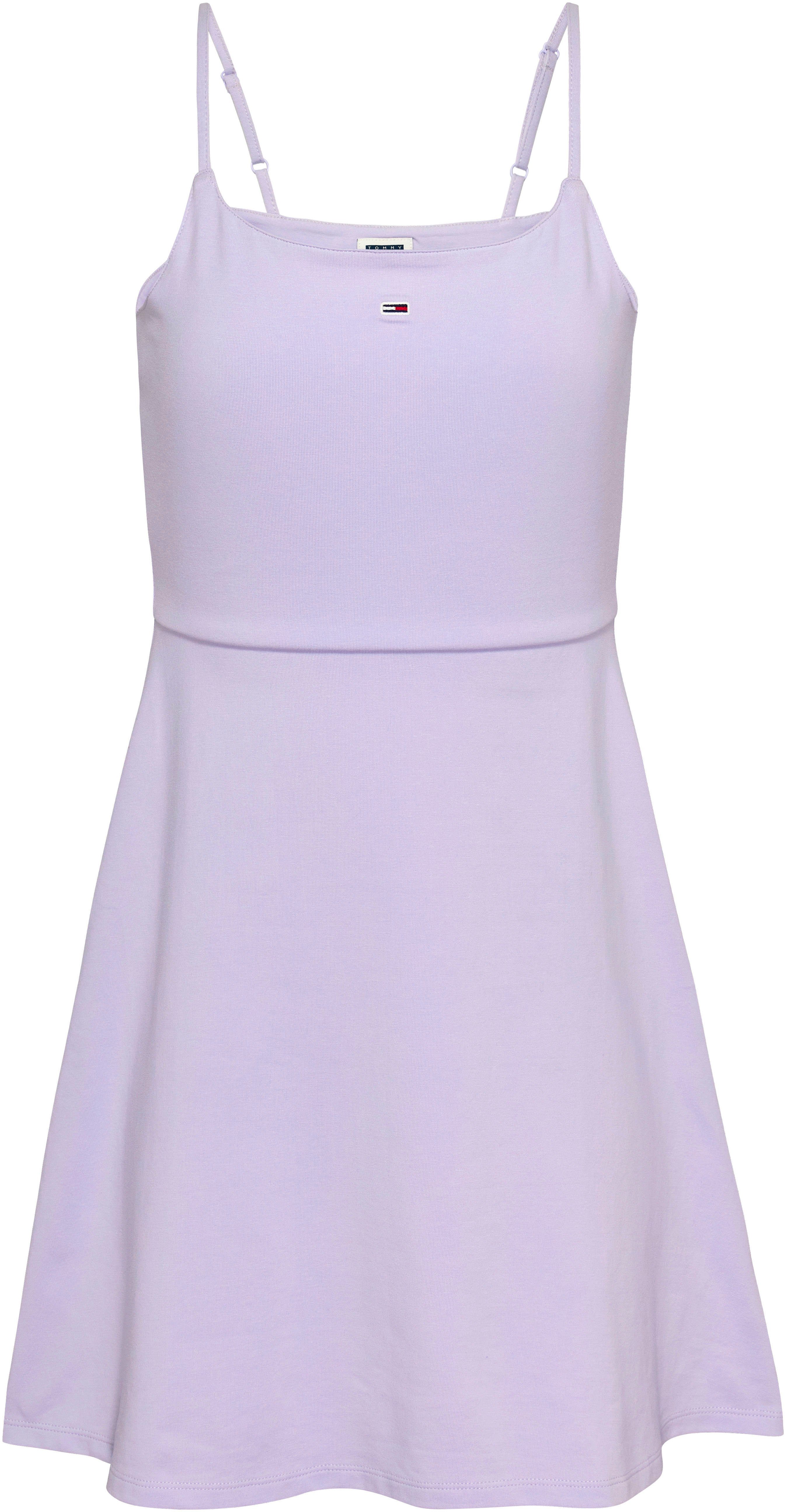 TOMMY JEANS Jurk met spaghettibandjes TJW ESSENTIAL STRAP FLARE DRESS met verstelbare spaghettibandjes