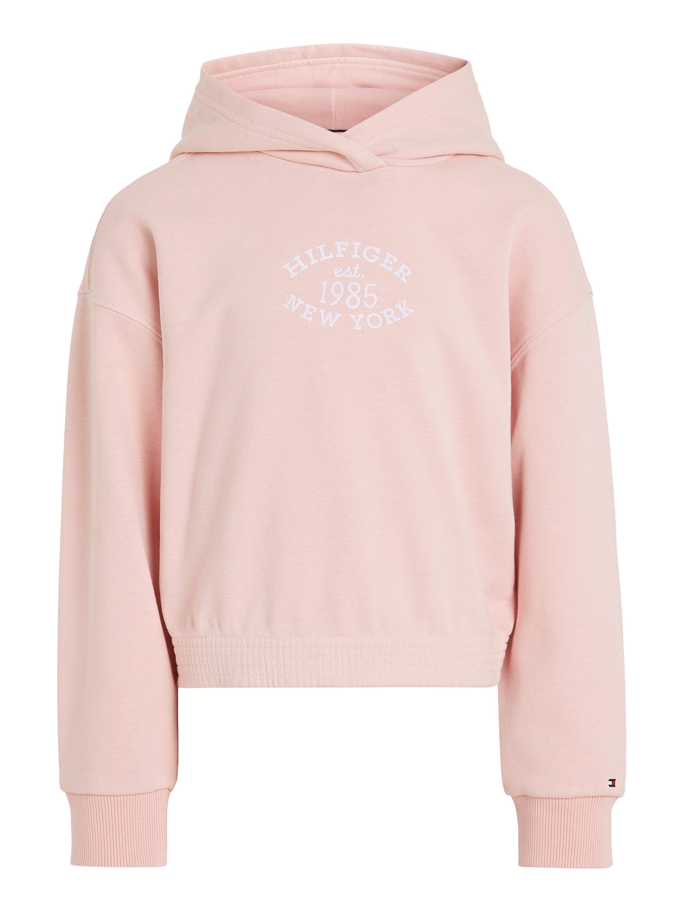 Tommy Hilfiger Hoodie MONOTYPE FLOCK HOODIE Kinderen tot 16 jaar met logo-opdruk