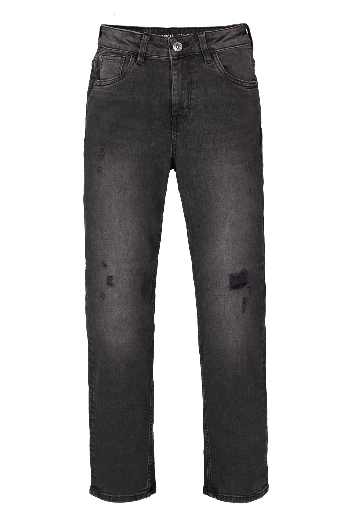 Garcia Dad-jeans Dalino voor jongens met verwoeste effecten