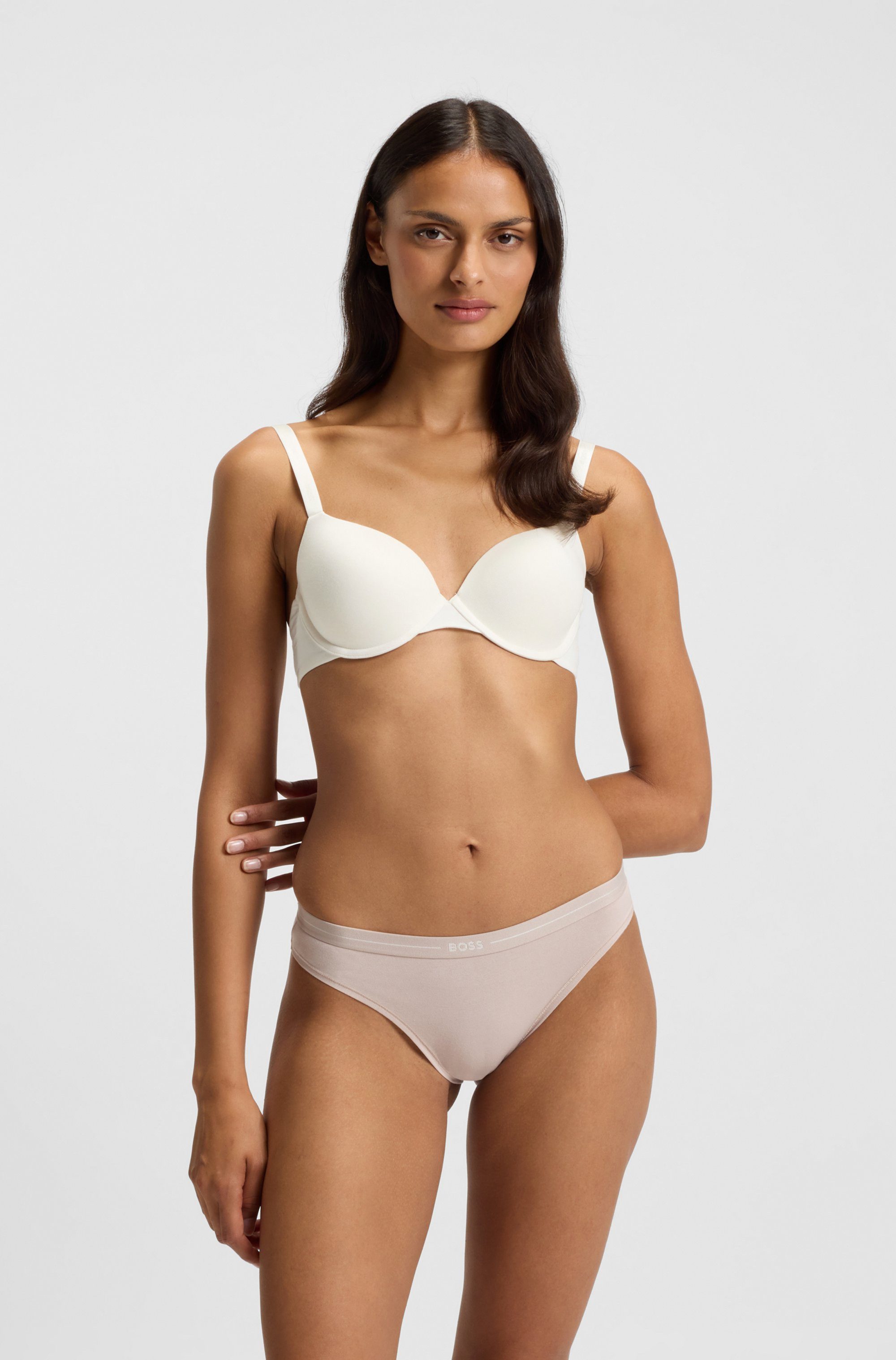 BOSS Slip 3P BRIEF met elastische logoband (3 stuks)