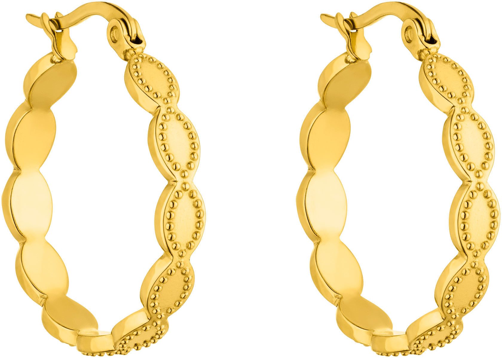 Purelei Paar creolen Sieraden cadeau Koko oorbellen, 22482-Oorbellen-Koko dames oorbellen goud(kleur)